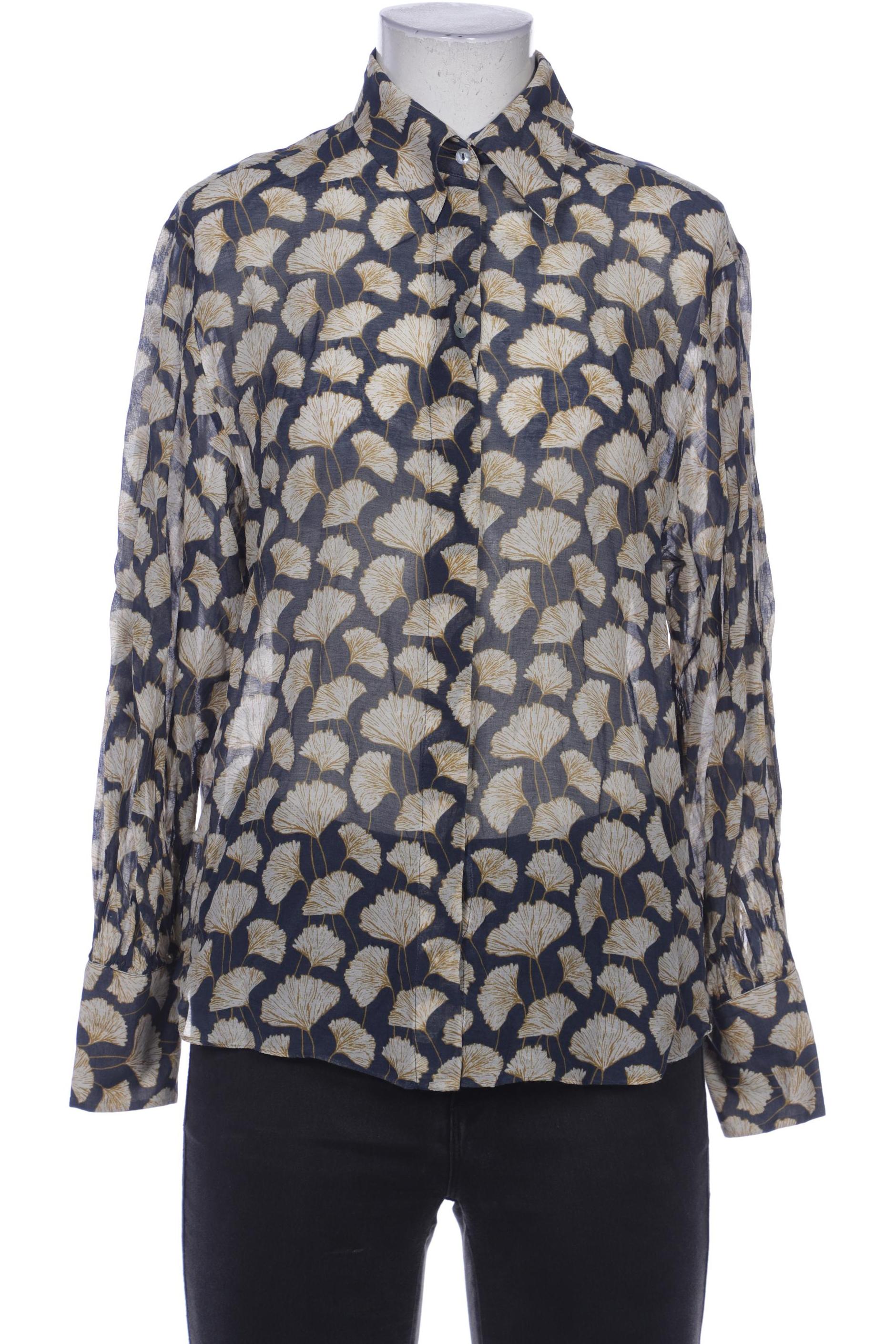 

Massimo Dutti Damen Bluse, marineblau, Gr. 36