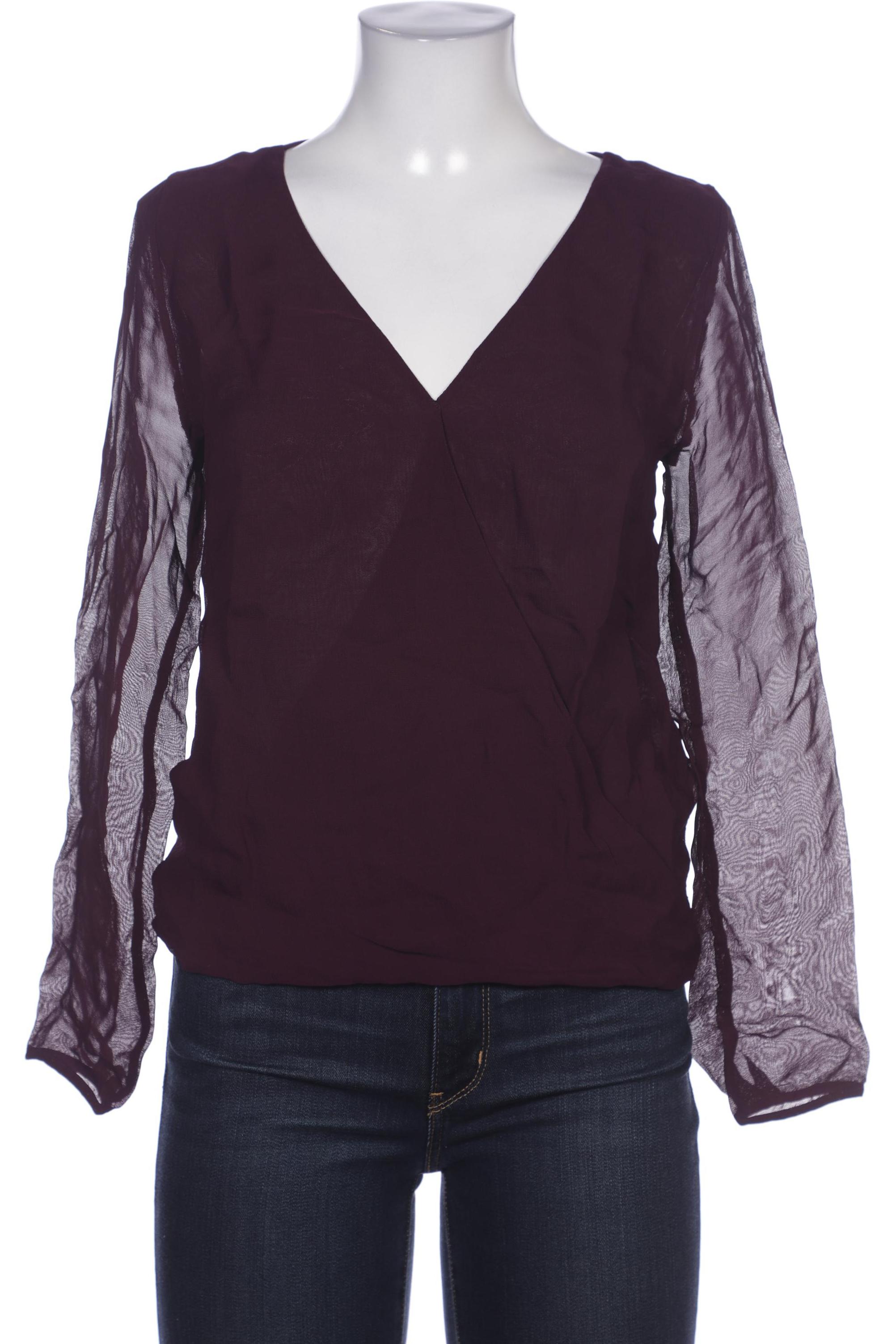 

Massimo Dutti Damen Bluse, bordeaux, Gr. 38