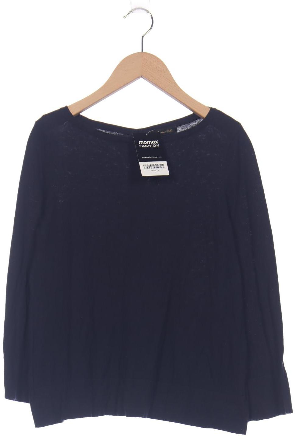 

Massimo Dutti Damen Langarmshirt, marineblau, Gr. 36