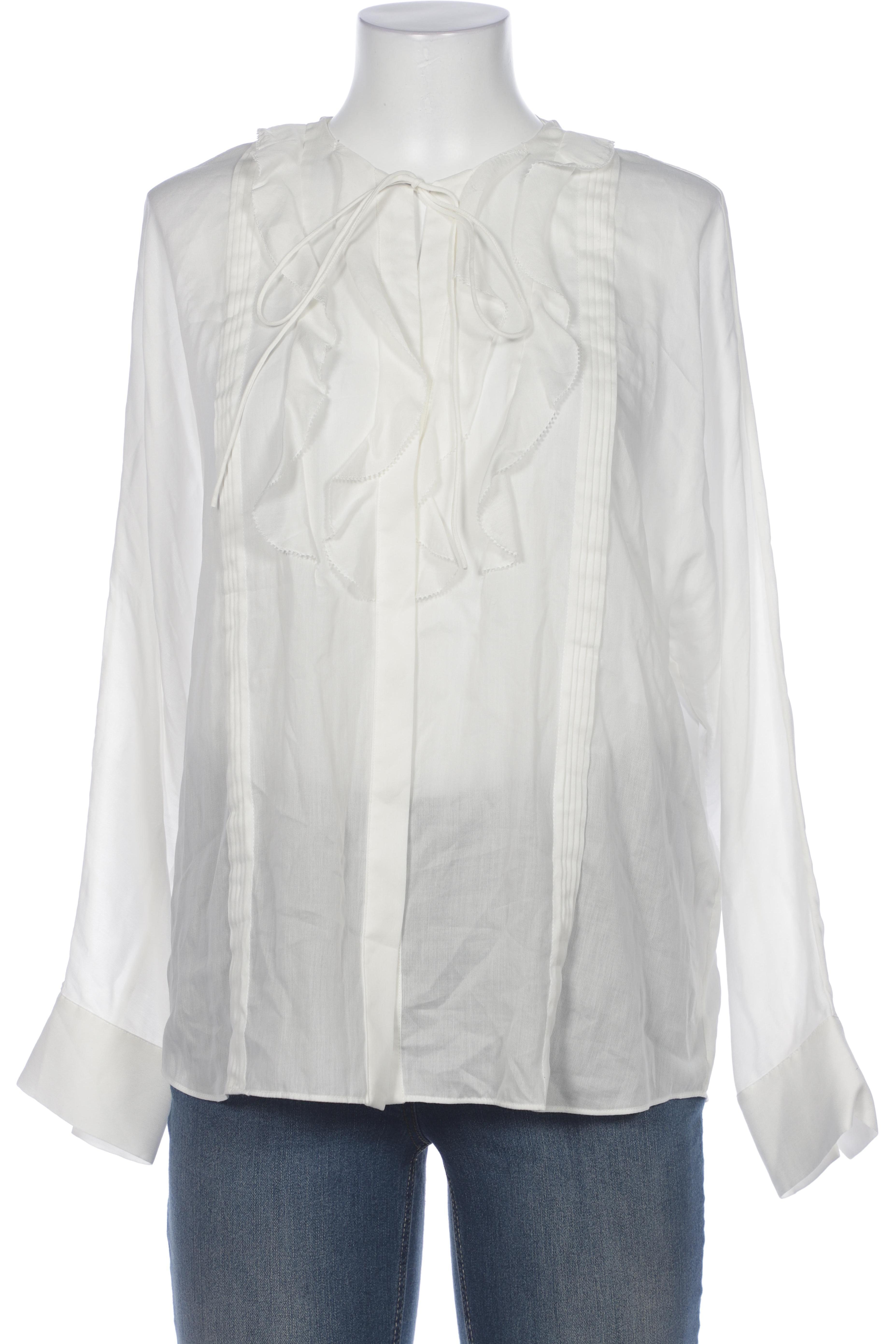 

Massimo Dutti Damen Bluse, weiß, Gr. 36