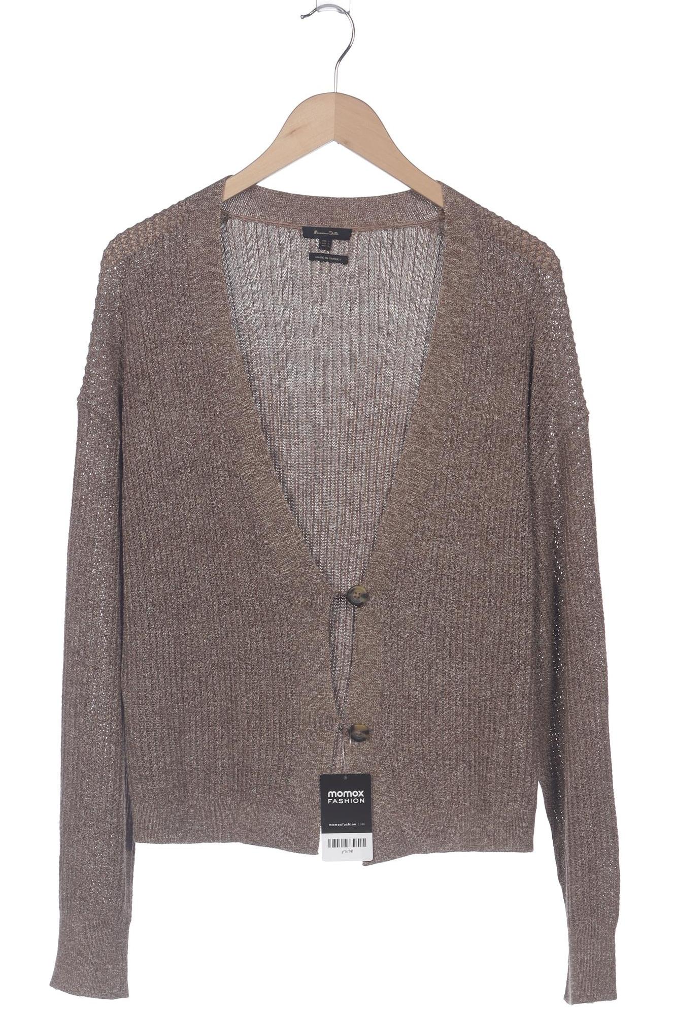 

Massimo Dutti Damen Strickjacke, braun, Gr. 42