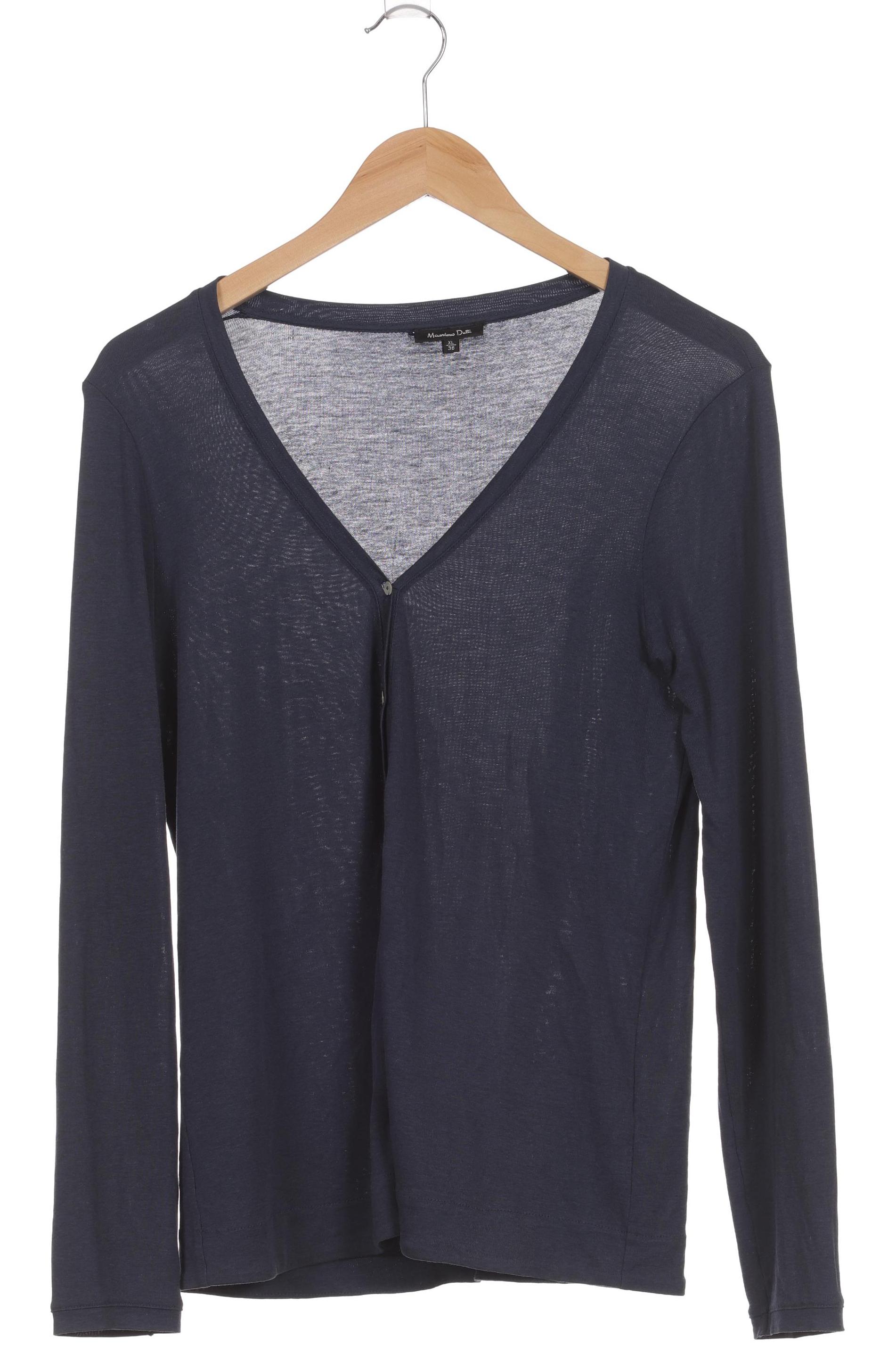 

Massimo Dutti Damen Strickjacke, blau, Gr.