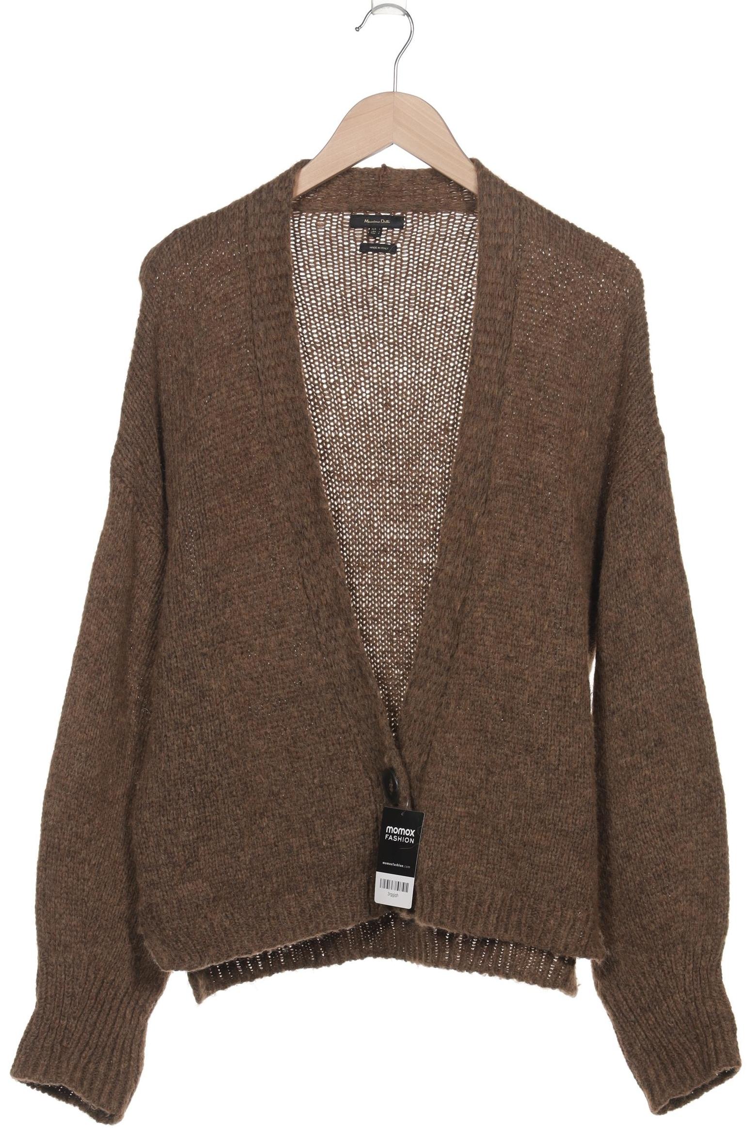 

Massimo Dutti Damen Strickjacke, braun, Gr. 42