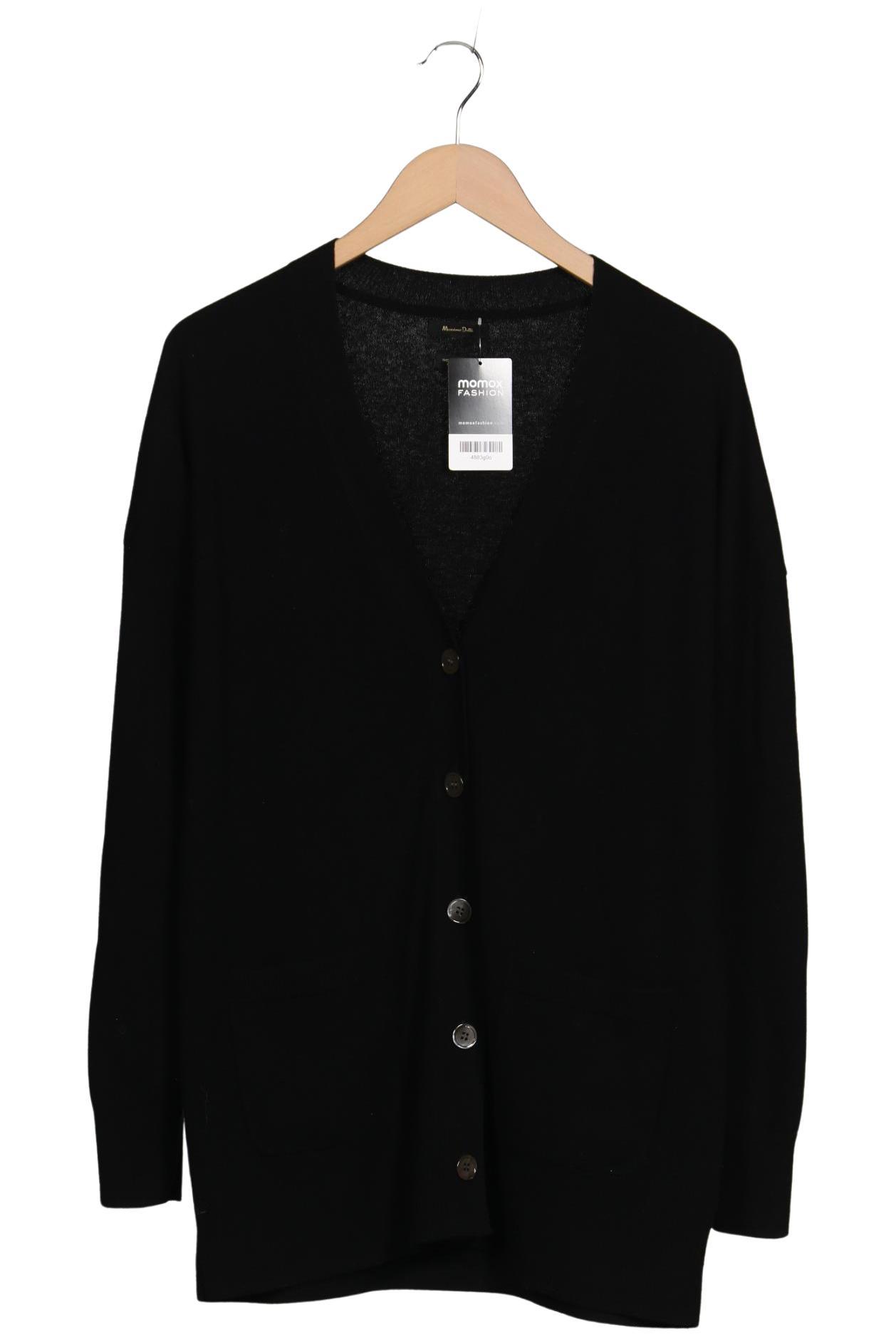 

Massimo Dutti Damen Strickjacke, schwarz, Gr. 46