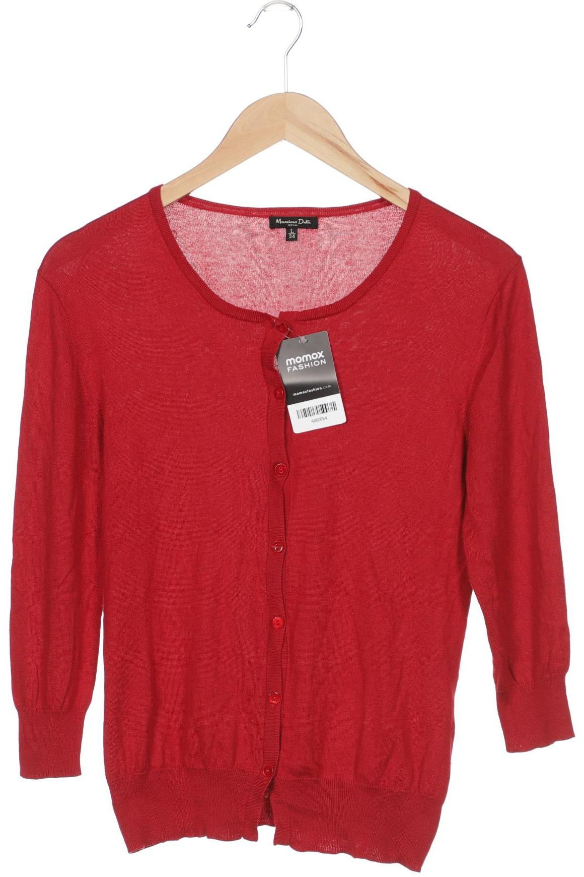 

Massimo Dutti Damen Strickjacke, rot, Gr. 42