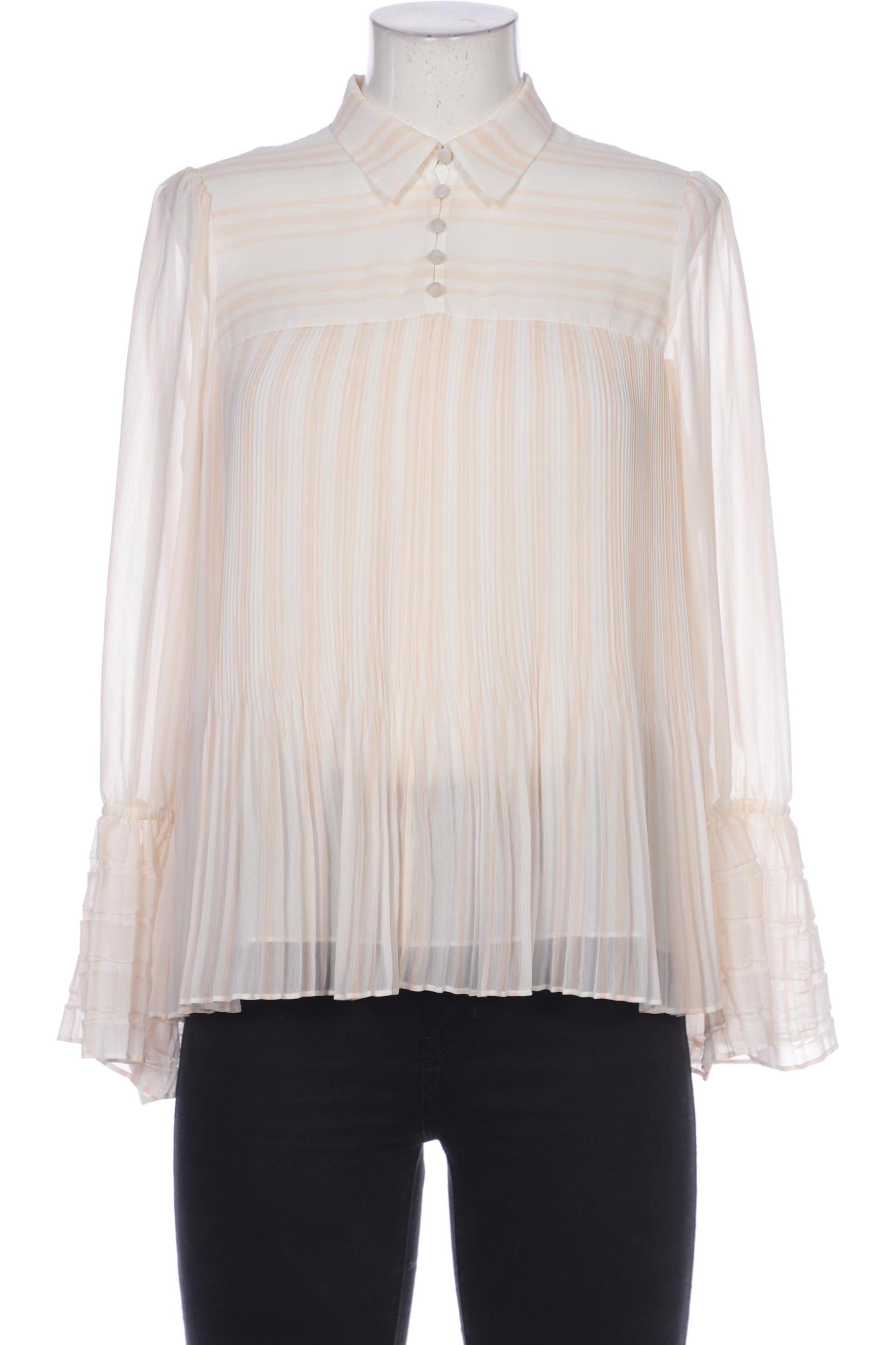 

Massimo Dutti Damen Bluse, cremeweiß, Gr. 38