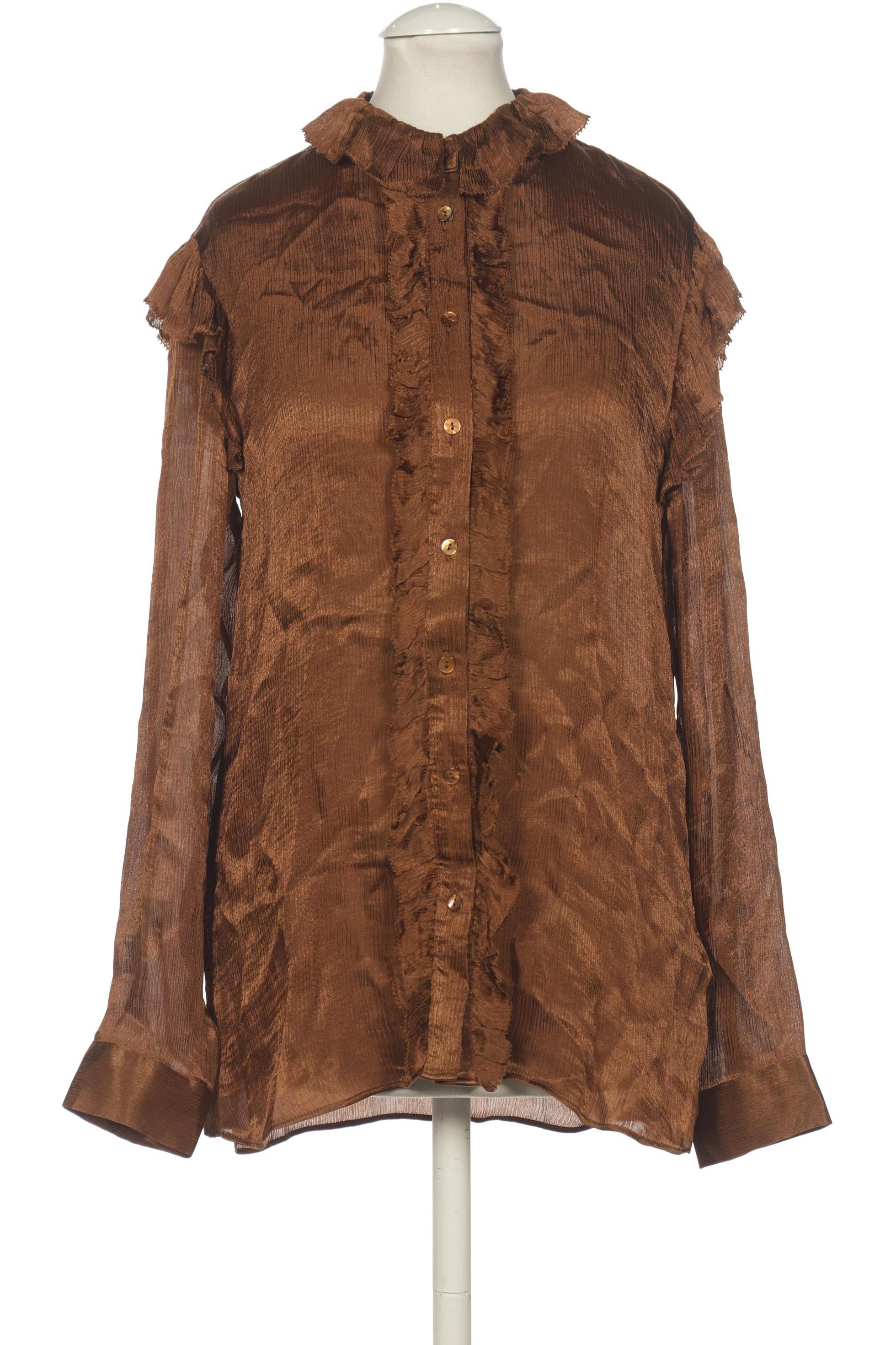 

Massimo Dutti Damen Bluse, braun, Gr. 34