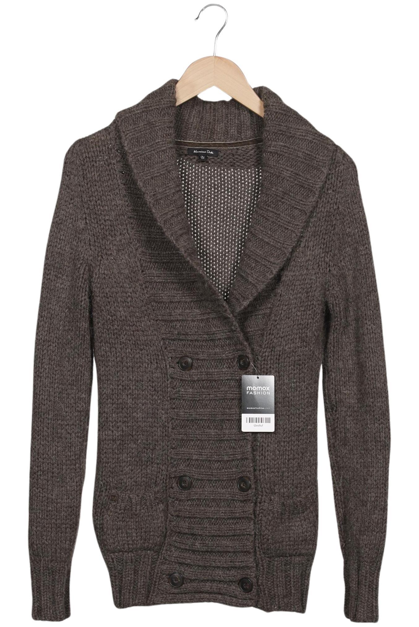 

Massimo Dutti Damen Strickjacke, braun, Gr. 42