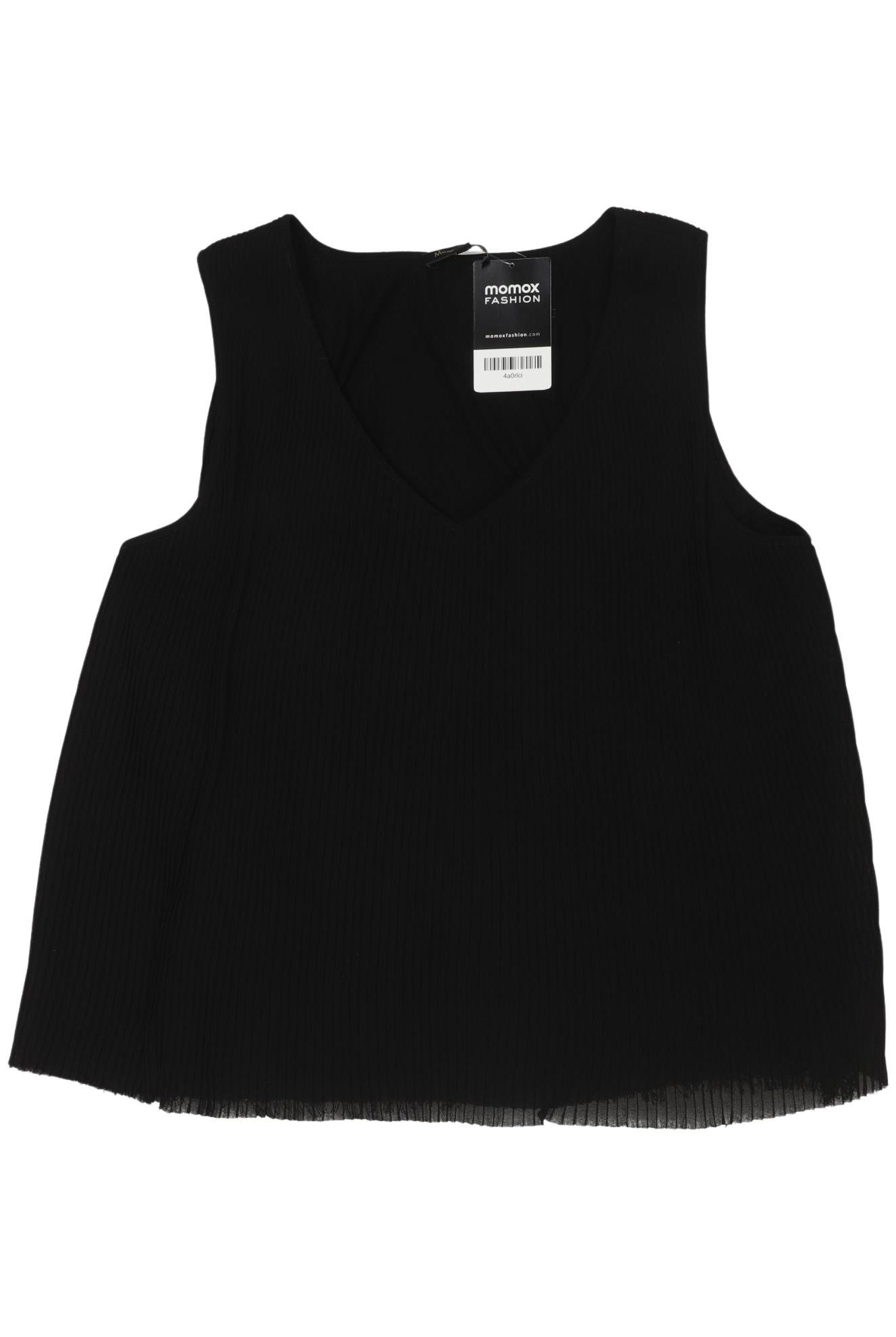 

Massimo Dutti Damen Top, schwarz, Gr. 38