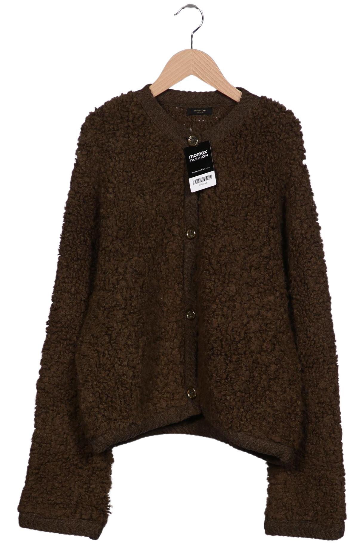 

Massimo Dutti Damen Strickjacke, braun, Gr. 42