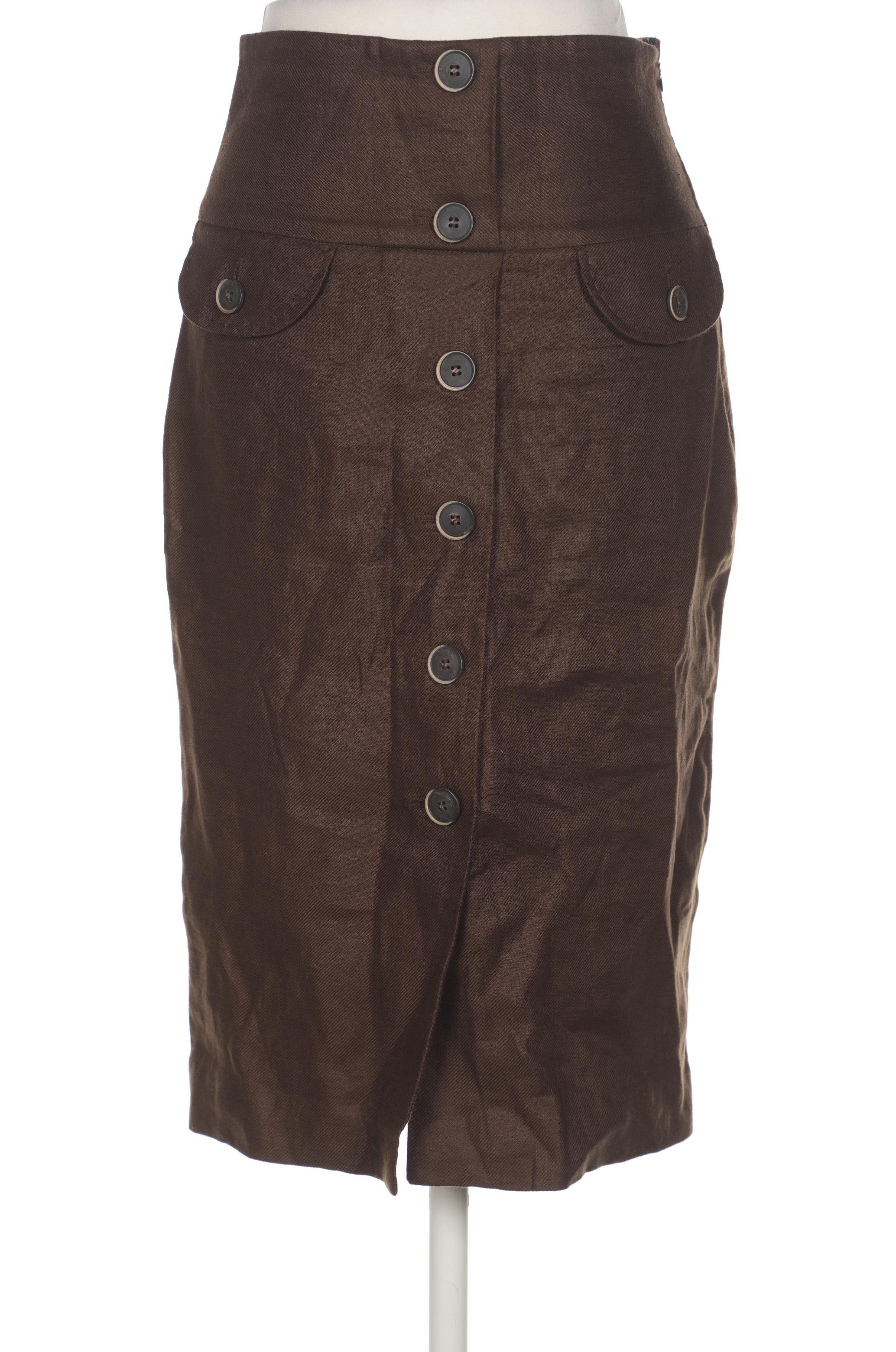 

Massimo Dutti Damen Rock, braun, Gr. 26