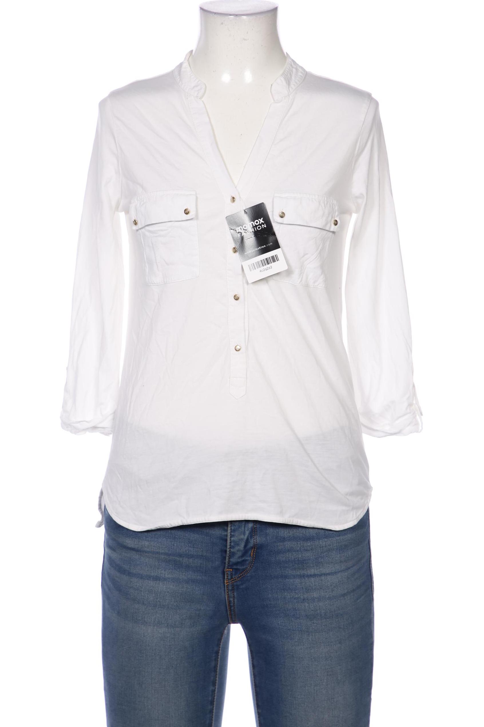 

Massimo Dutti Damen Bluse, weiß, Gr. 36