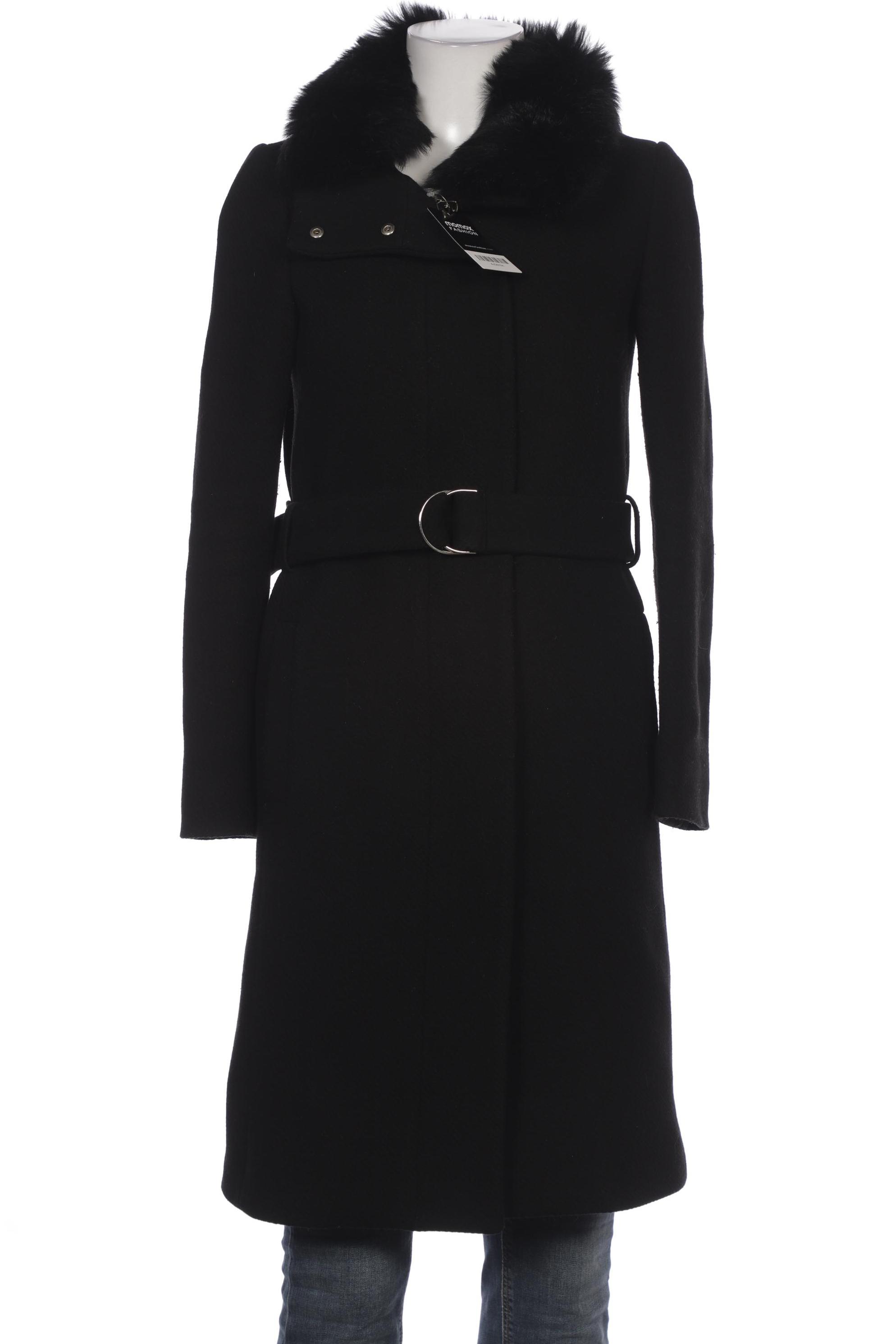 

Massimo Dutti Damen Mantel, schwarz, Gr. 36
