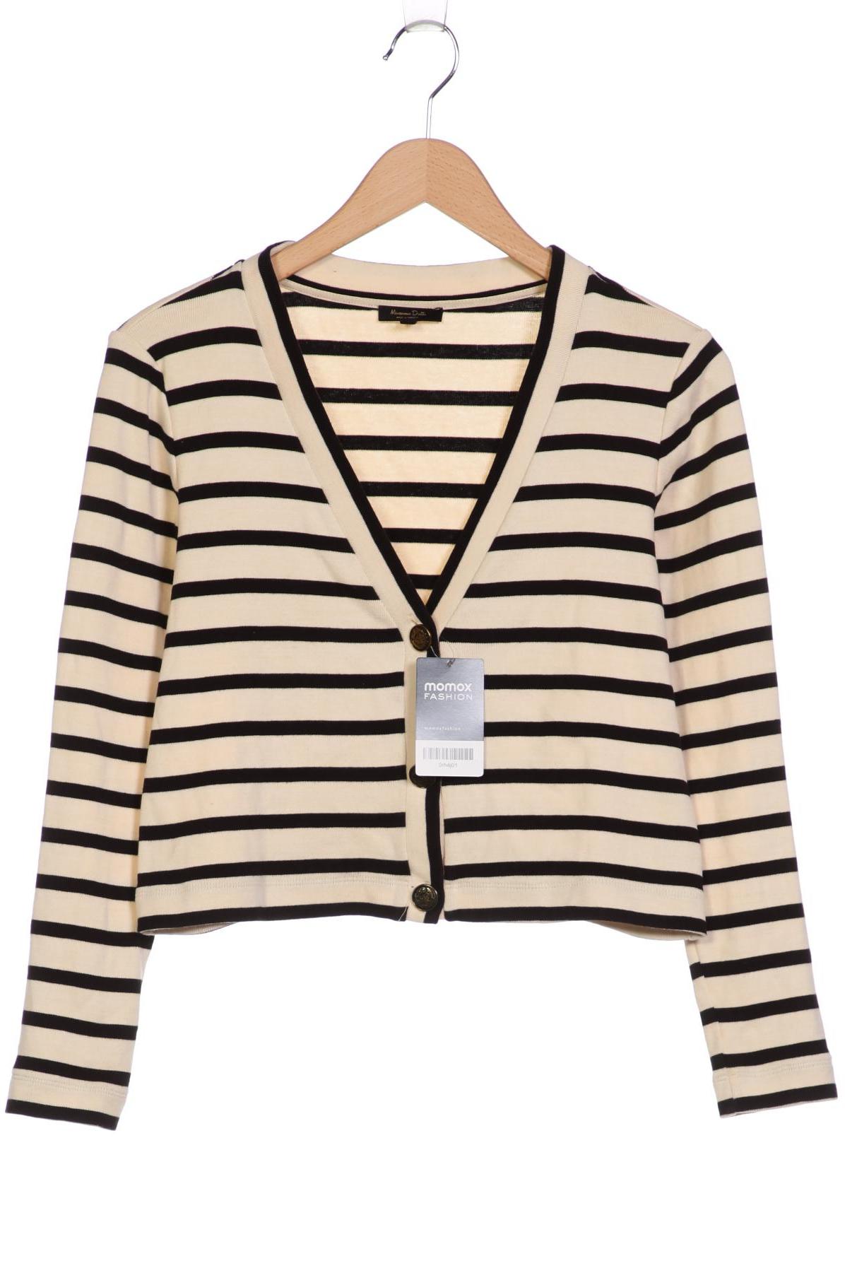 

Massimo Dutti Damen Strickjacke, cremeweiß, Gr. 36