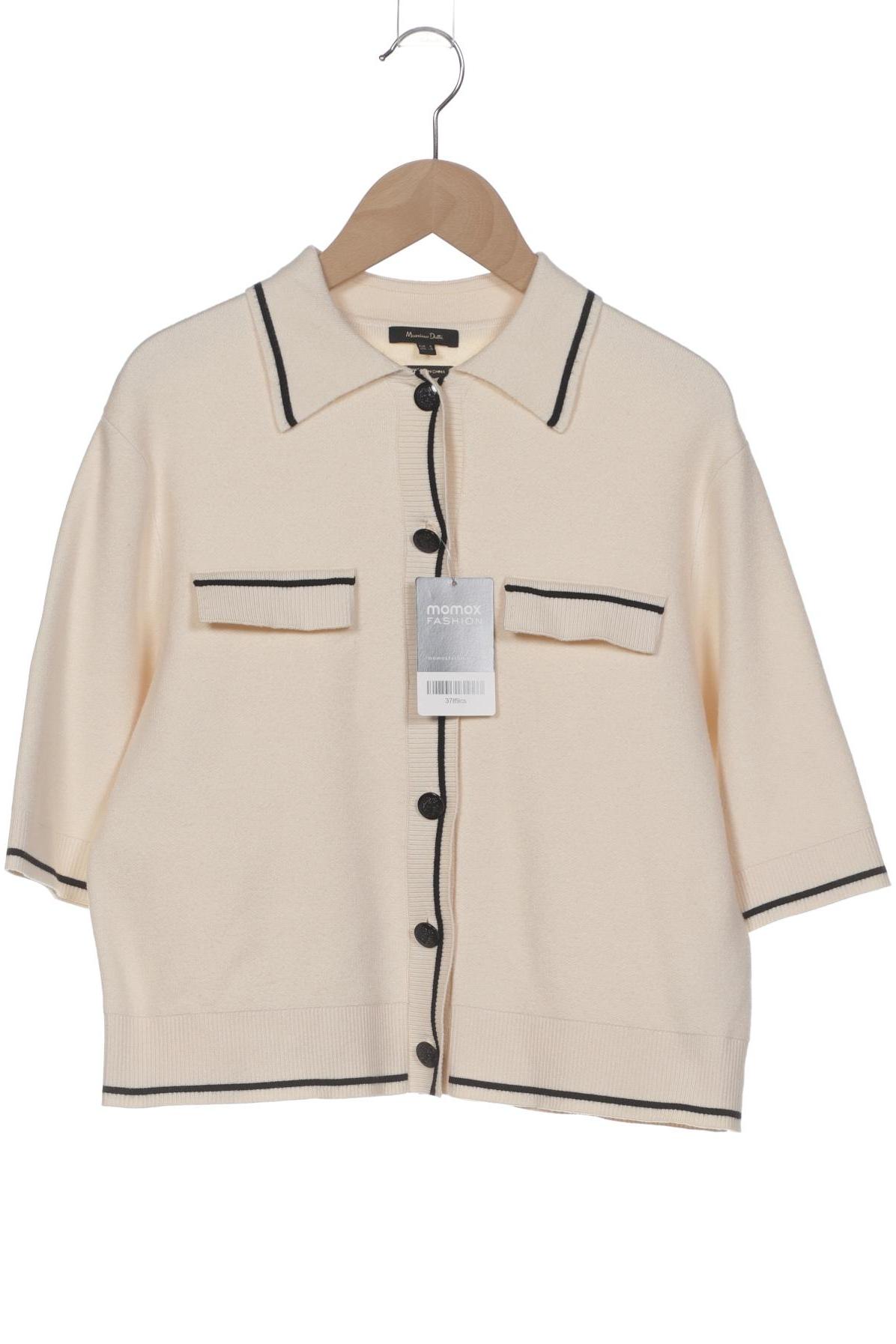 

Massimo Dutti Damen Strickjacke, beige, Gr. 36