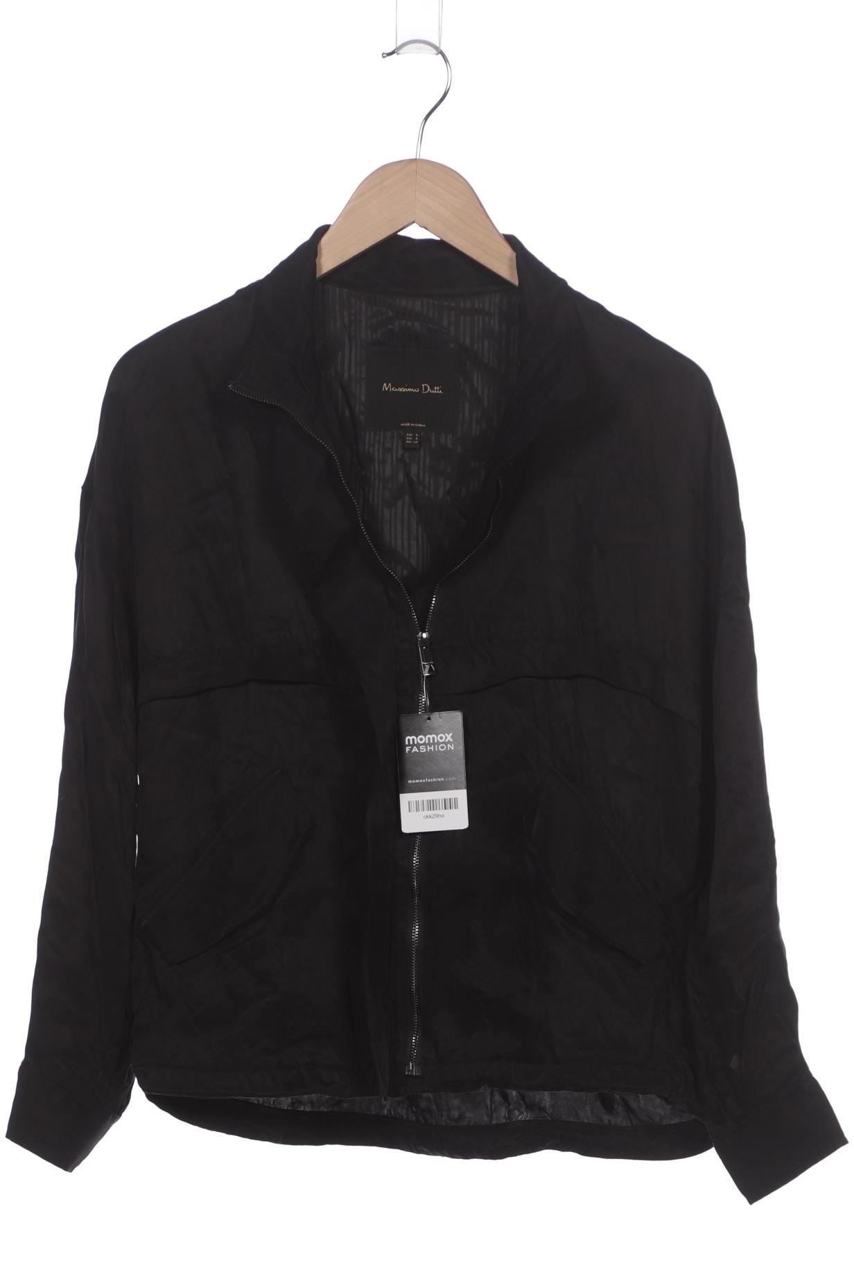 

Massimo Dutti Damen Jacke, schwarz, Gr. 36