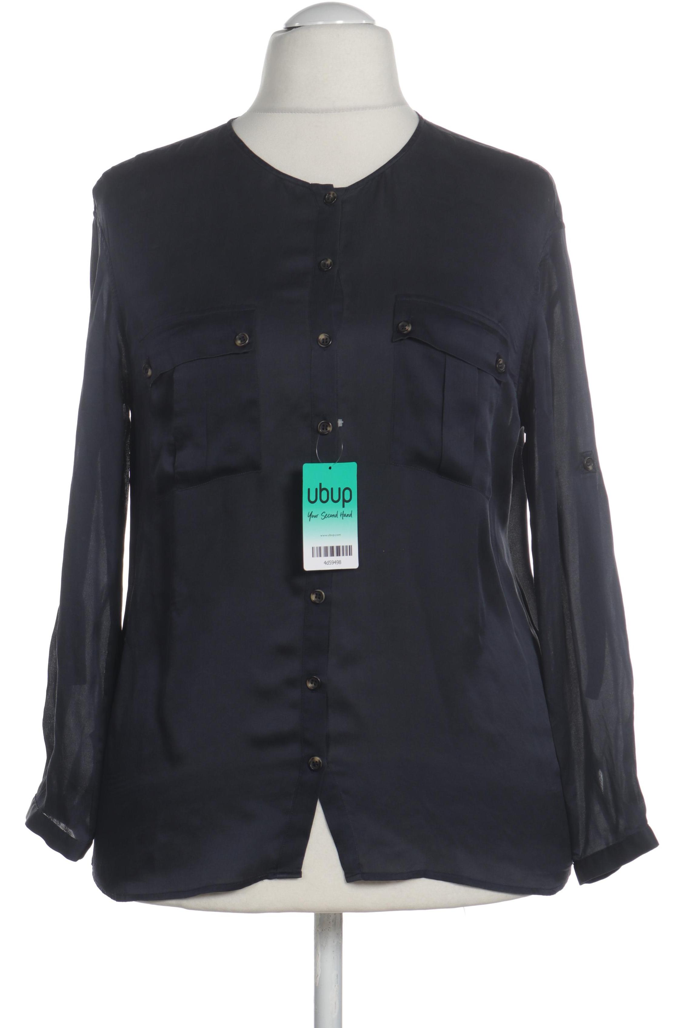 

Massimo Dutti Damen Bluse, blau, Gr. 38