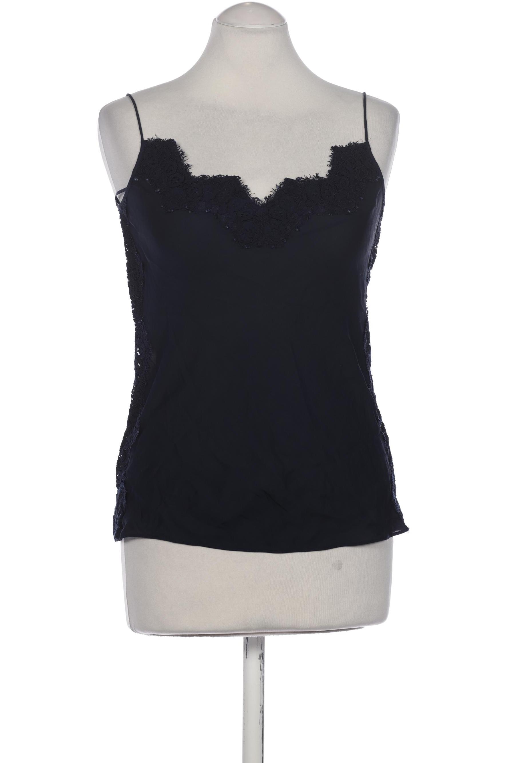 

Massimo Dutti Damen Top, marineblau, Gr. 36