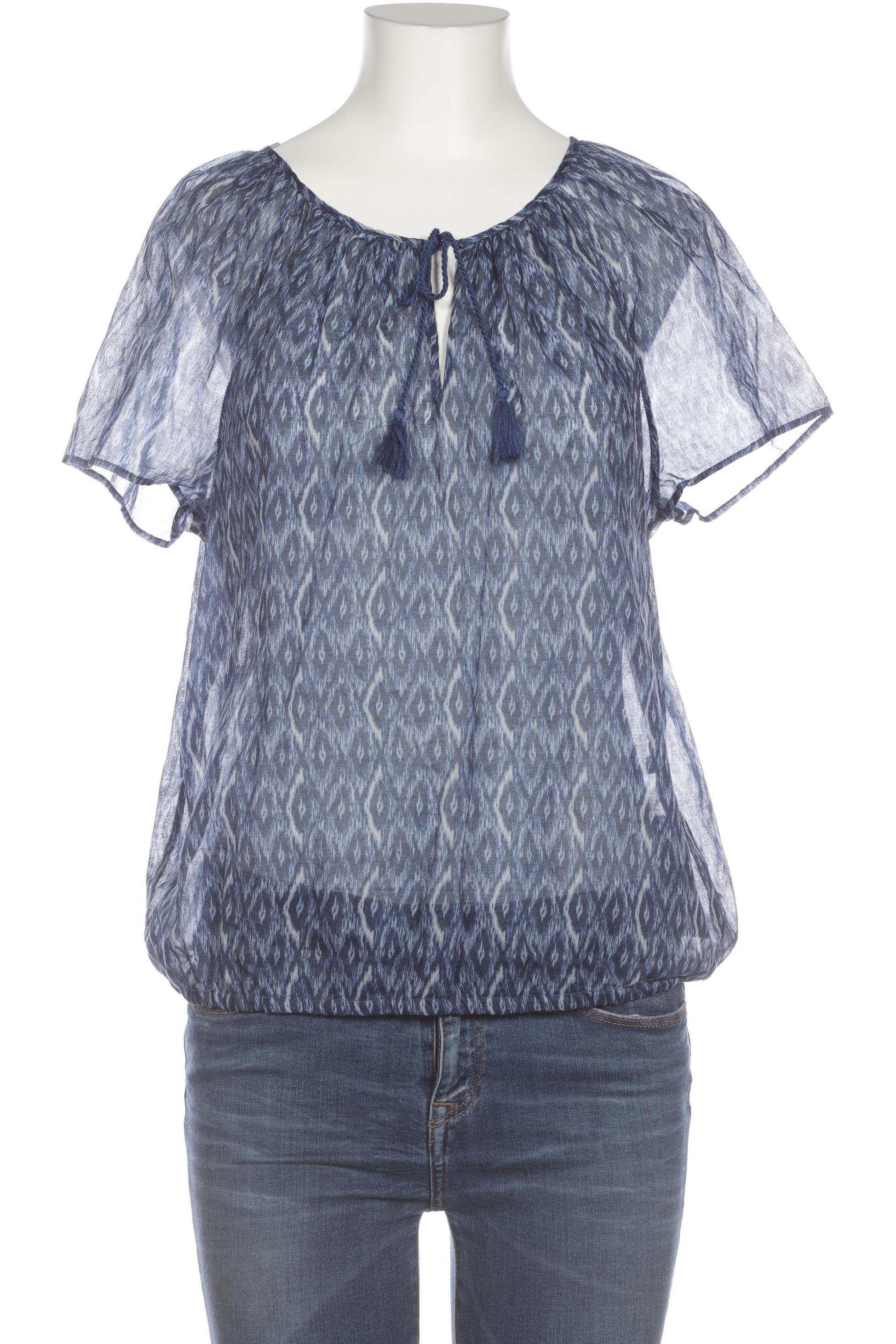 

Massimo Dutti Damen Bluse, blau, Gr.