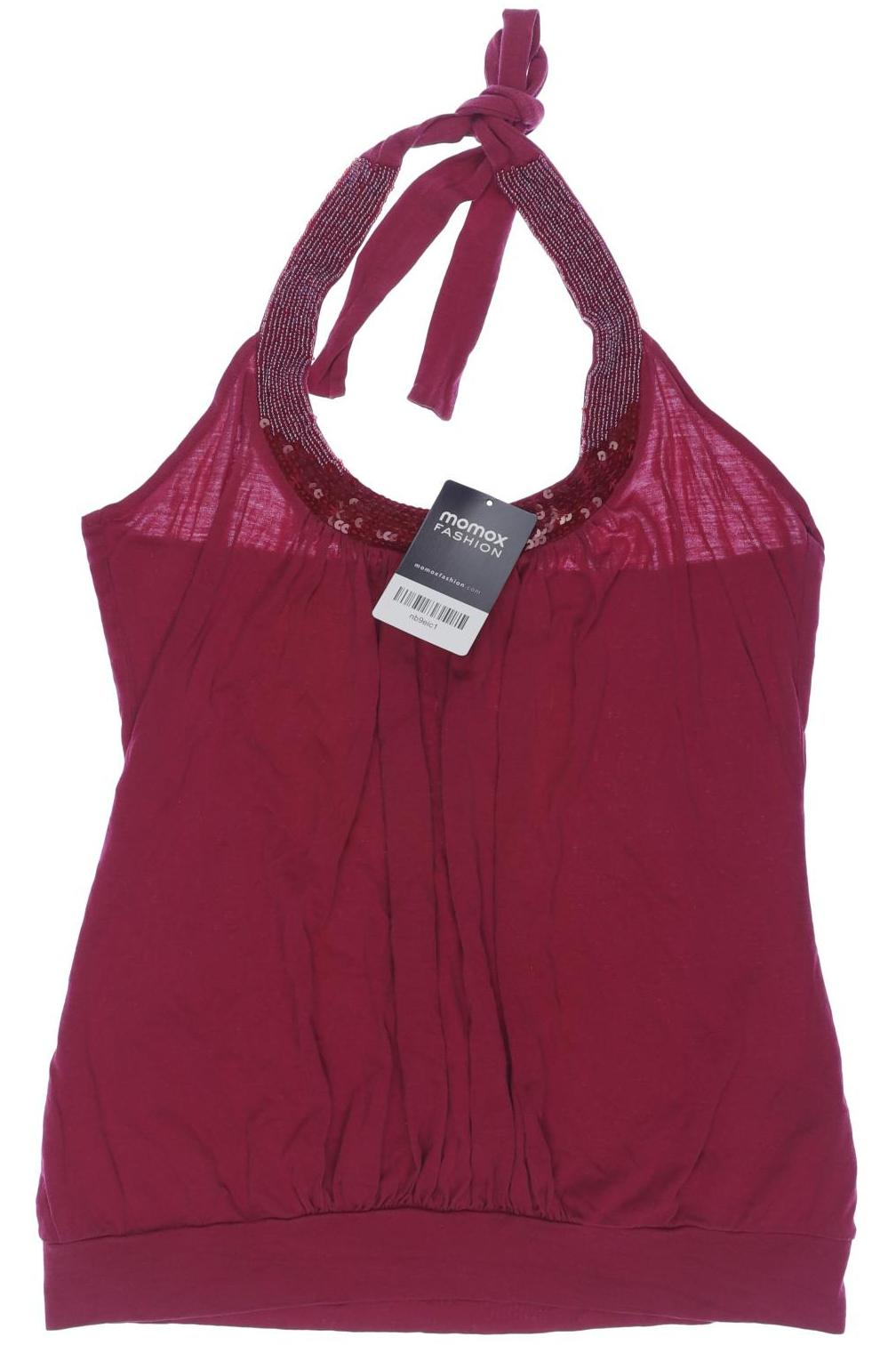 

Massimo Dutti Damen Top, bordeaux, Gr. 34