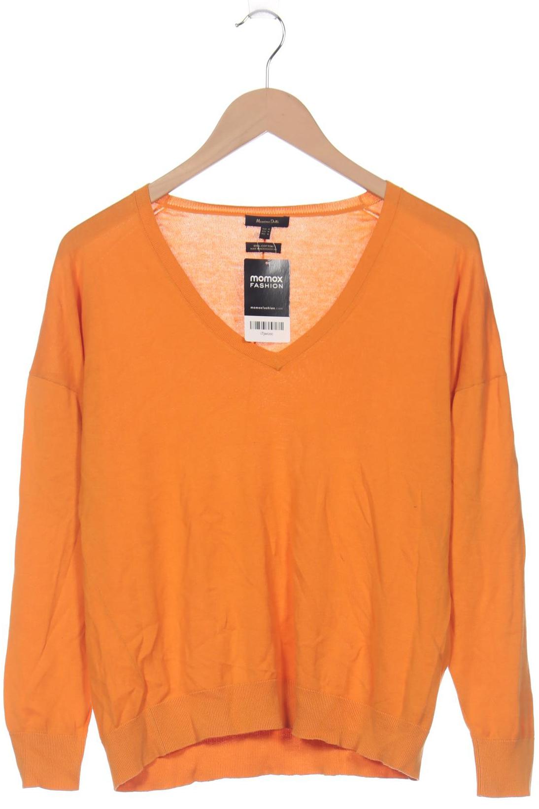 

Massimo Dutti Damen Pullover, orange, Gr. 38