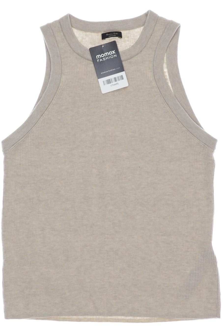 

Massimo Dutti Damen Top, beige, Gr. 38