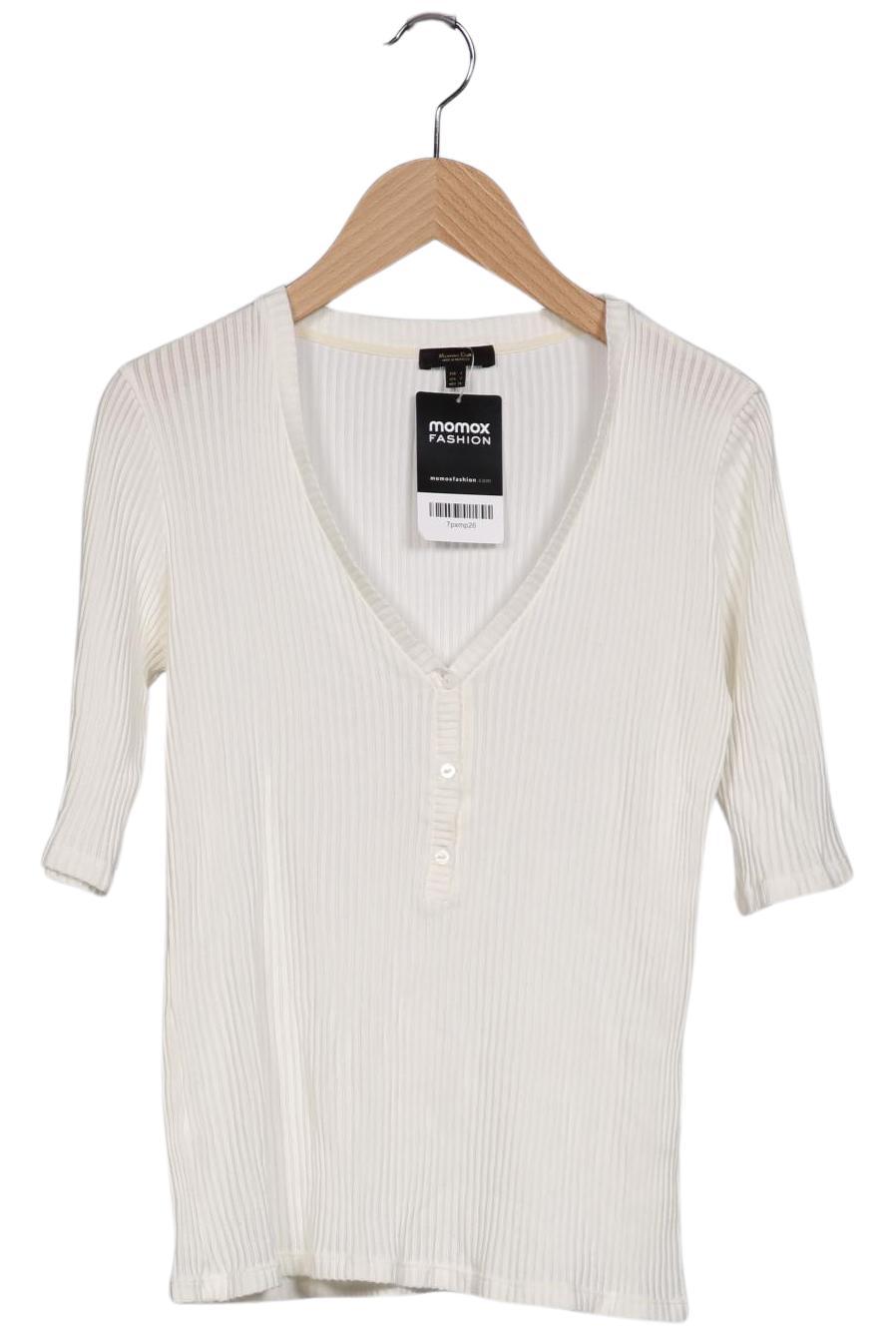 

Massimo Dutti Damen T-Shirt, cremeweiß, Gr. 36