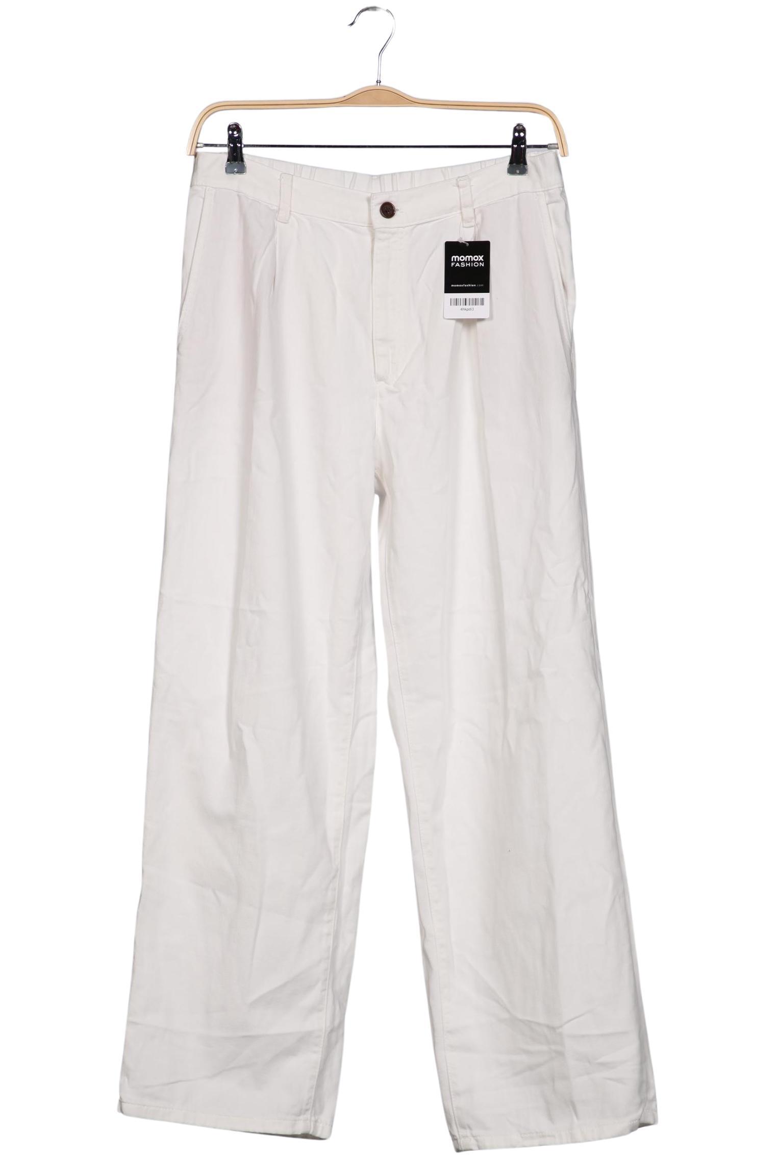 

Massimo Dutti Damen Stoffhose, weiß, Gr. 40