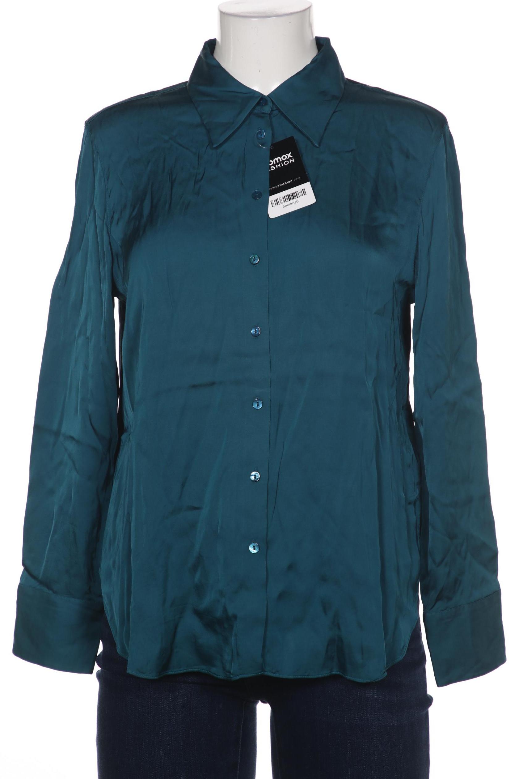 

Massimo Dutti Damen Bluse, marineblau, Gr. 40