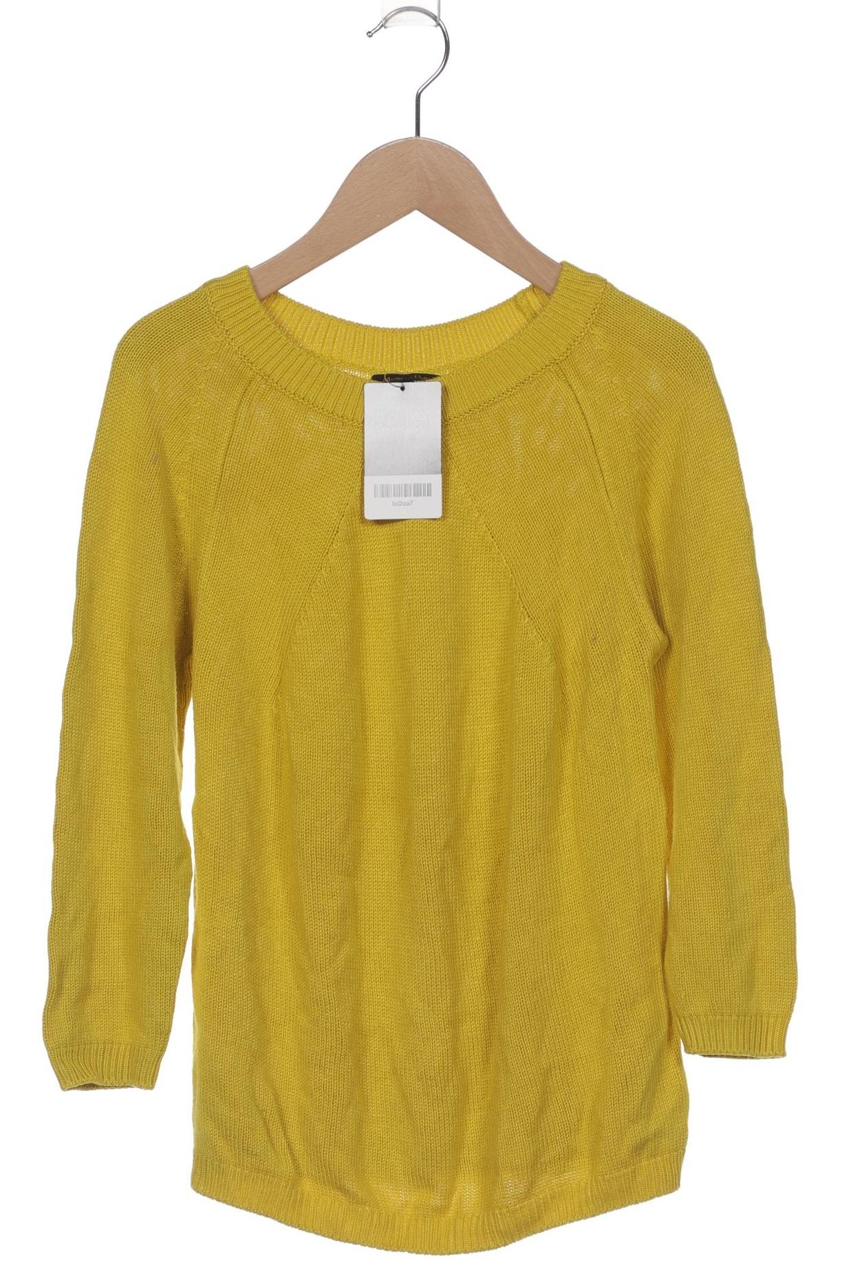 

Massimo Dutti Damen Pullover, gelb, Gr. 36