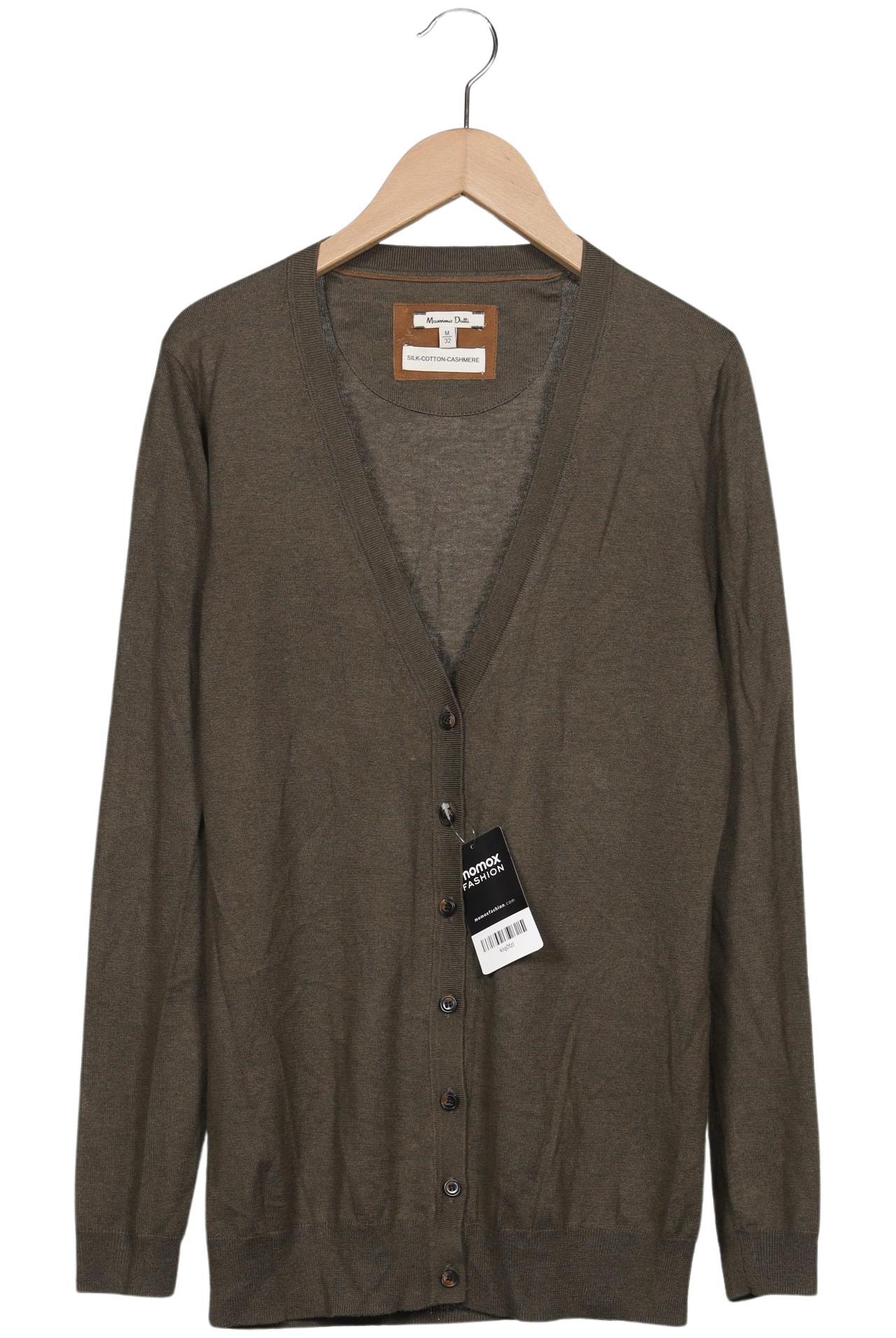 

Massimo Dutti Damen Strickjacke, grün, Gr. 38