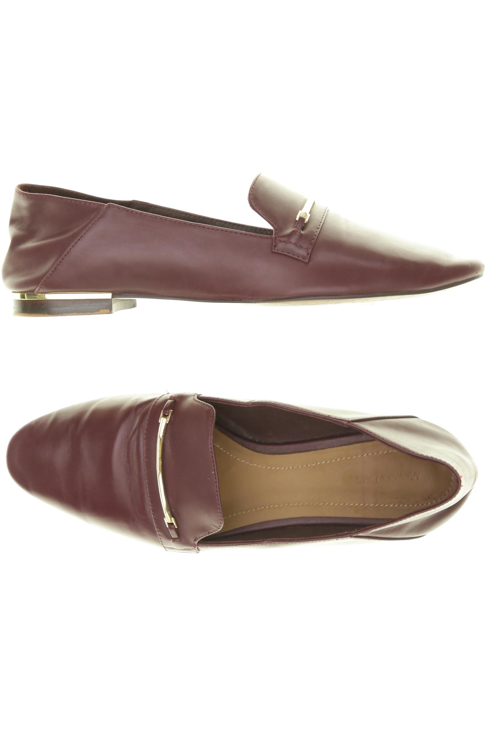 

Massimo Dutti Damen Halbschuh, bordeaux, Gr. 36