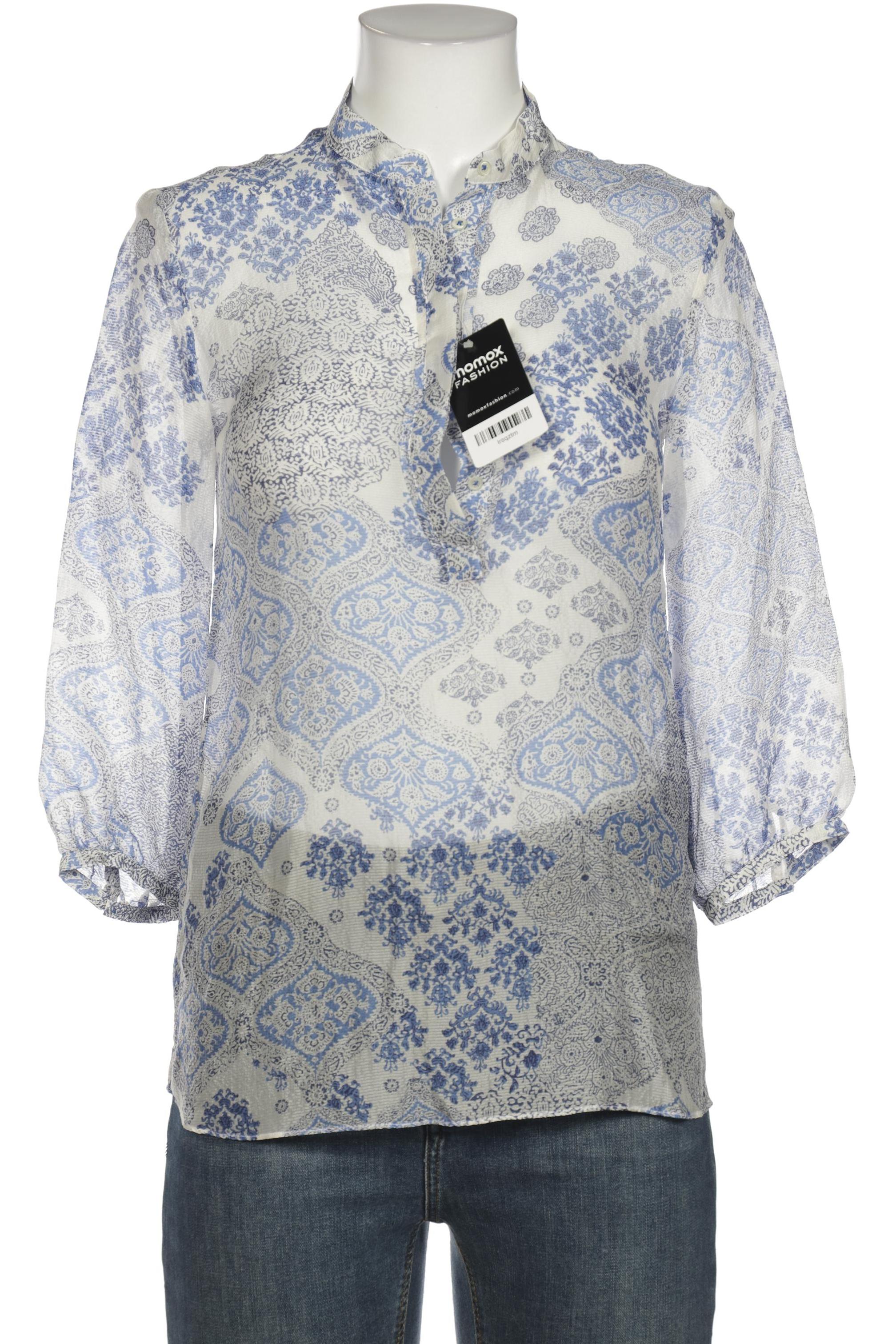 

Massimo Dutti Damen Bluse, blau, Gr. 36