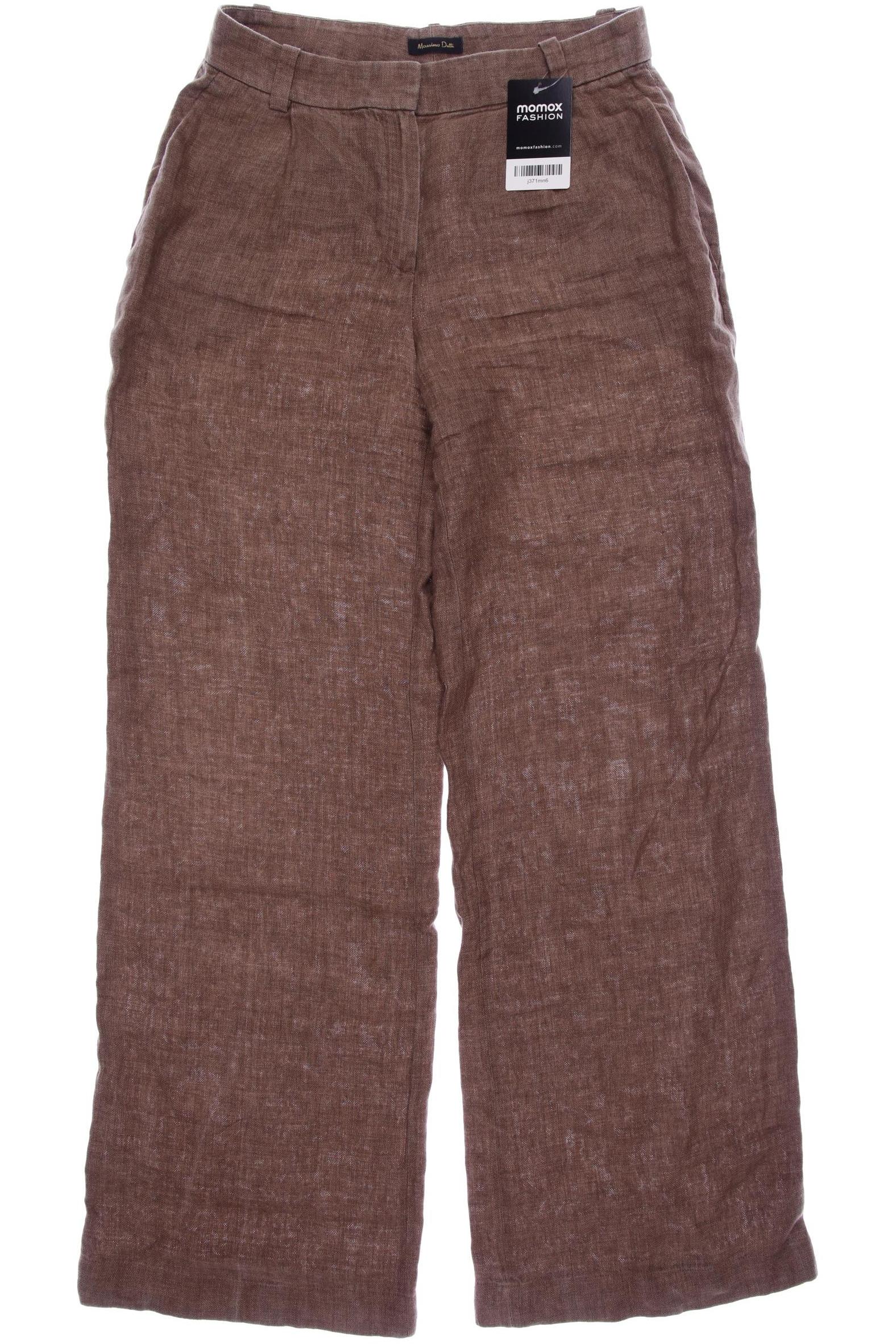 

Massimo Dutti Damen Stoffhose, braun