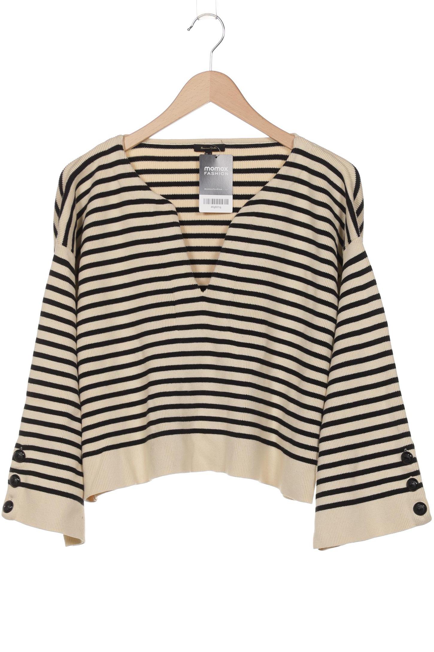 

Massimo Dutti Damen Pullover, cremeweiß, Gr. 36