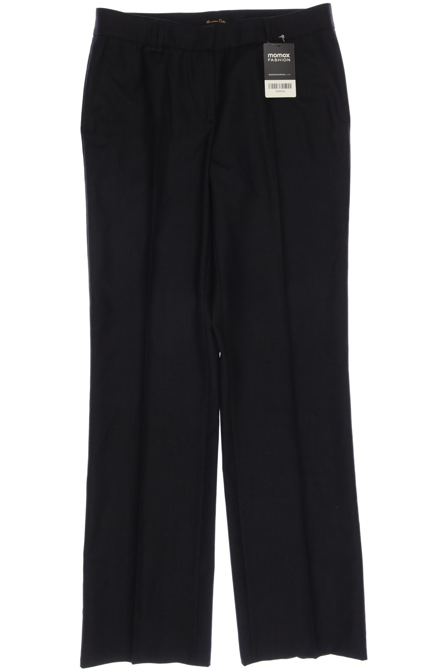 

Massimo Dutti Damen Stoffhose, marineblau, Gr. 38