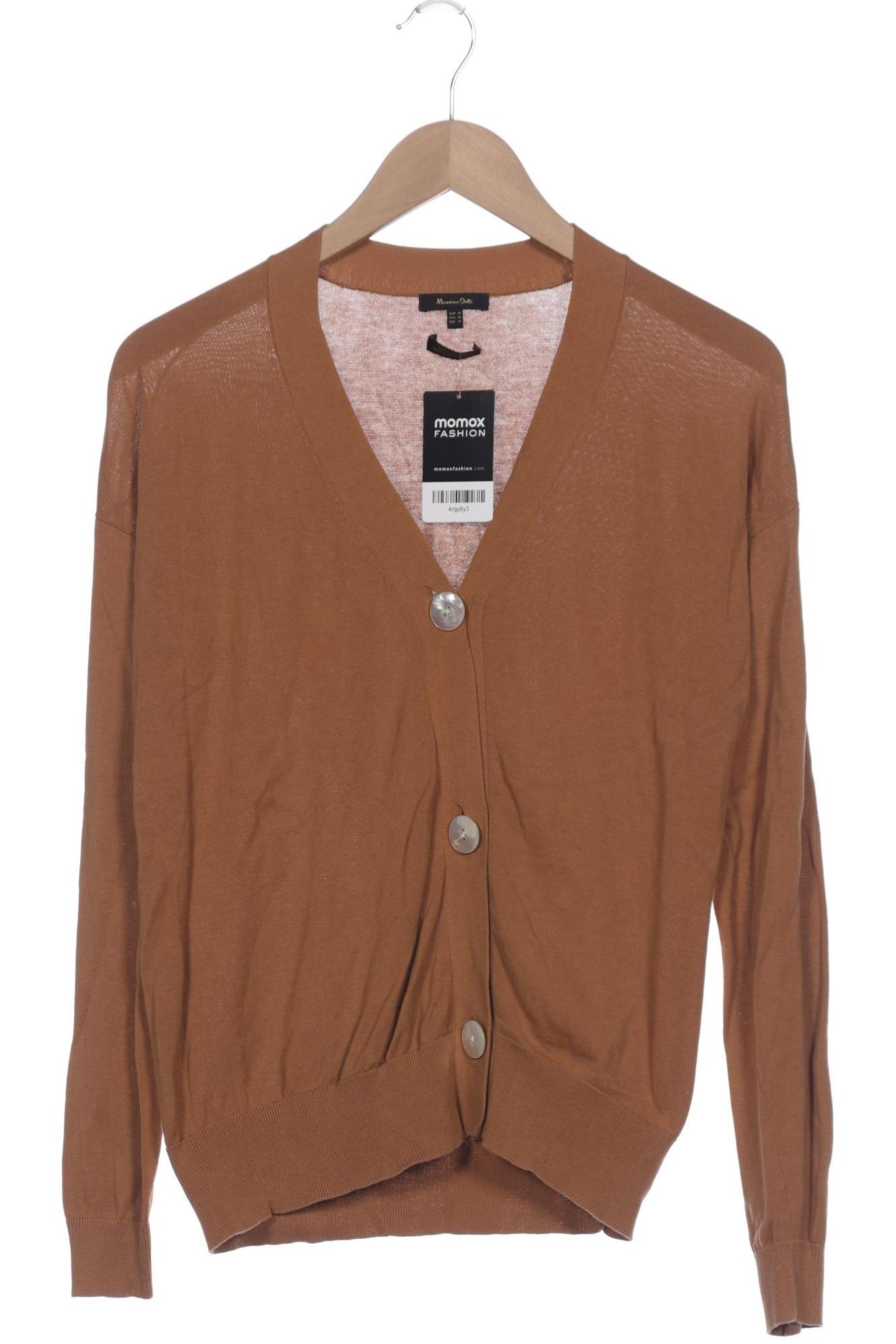 

Massimo Dutti Damen Strickjacke, braun, Gr. 38