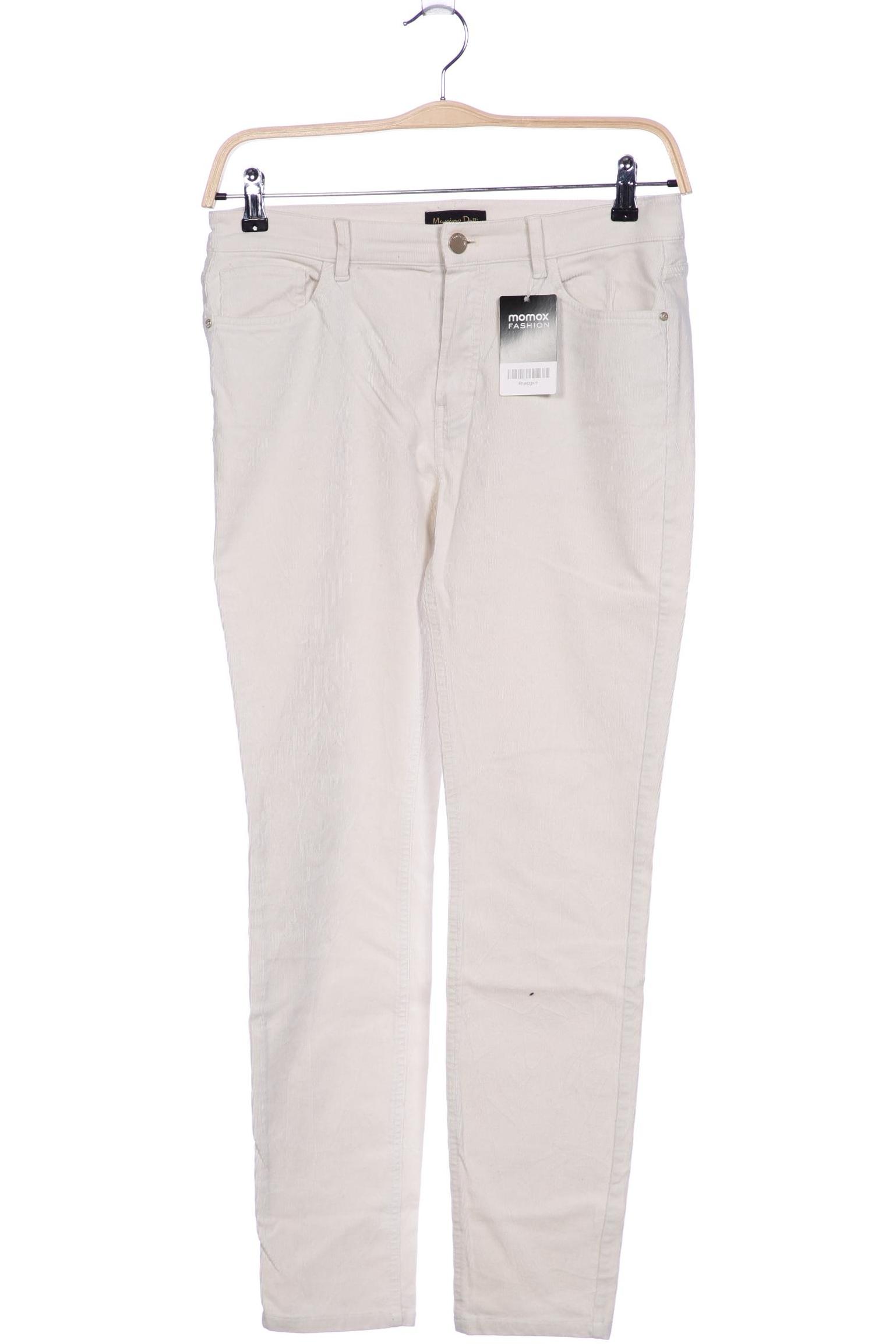

Massimo Dutti Damen Stoffhose, cremeweiß, Gr. 40