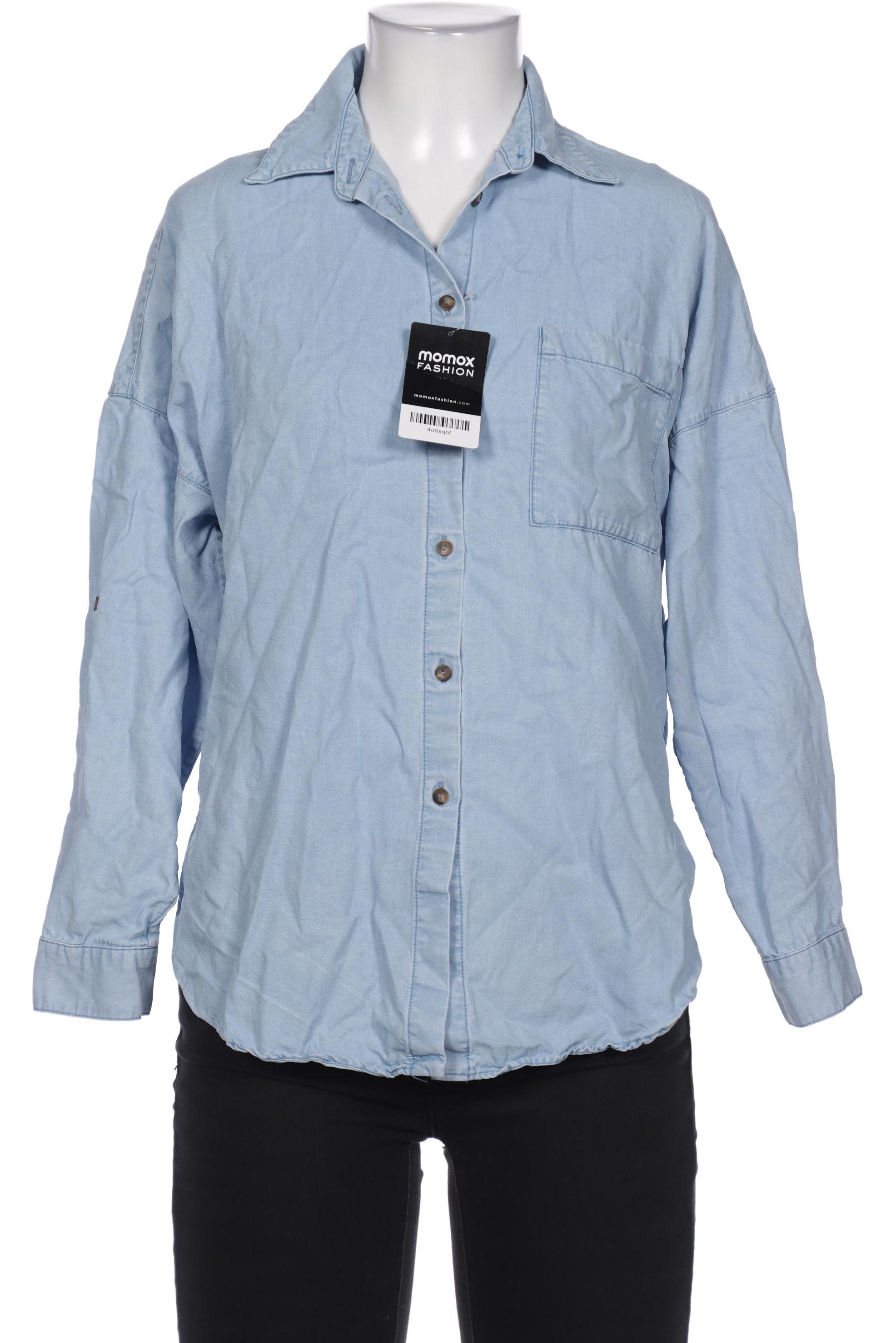 

Massimo Dutti Damen Bluse, hellblau, Gr. 34