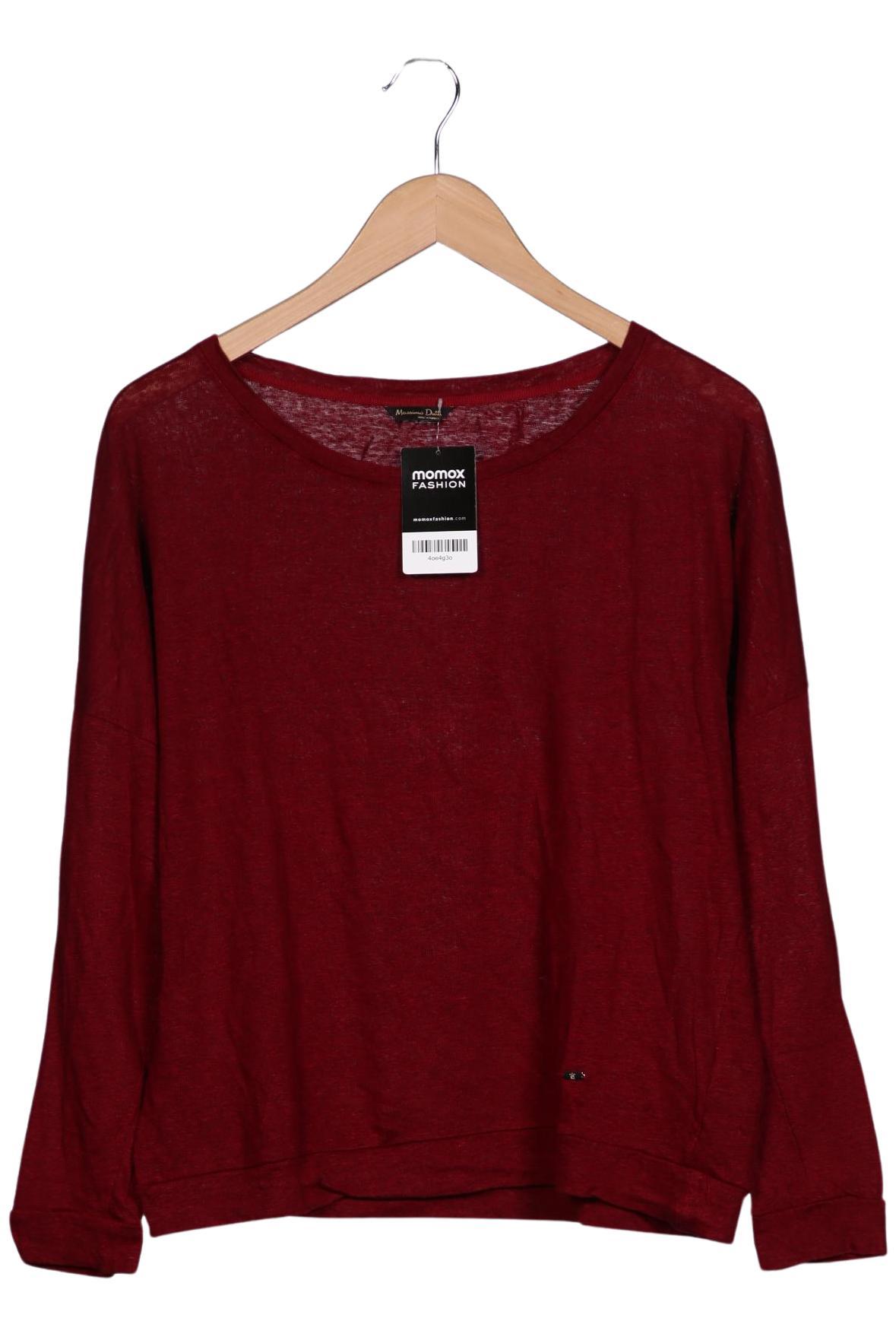 

Massimo Dutti Damen Langarmshirt, bordeaux, Gr. 44