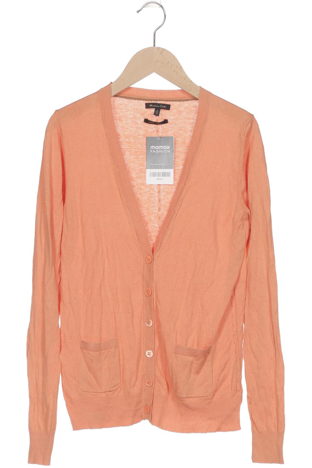 

Massimo Dutti Damen Strickjacke, orange, Gr. 36