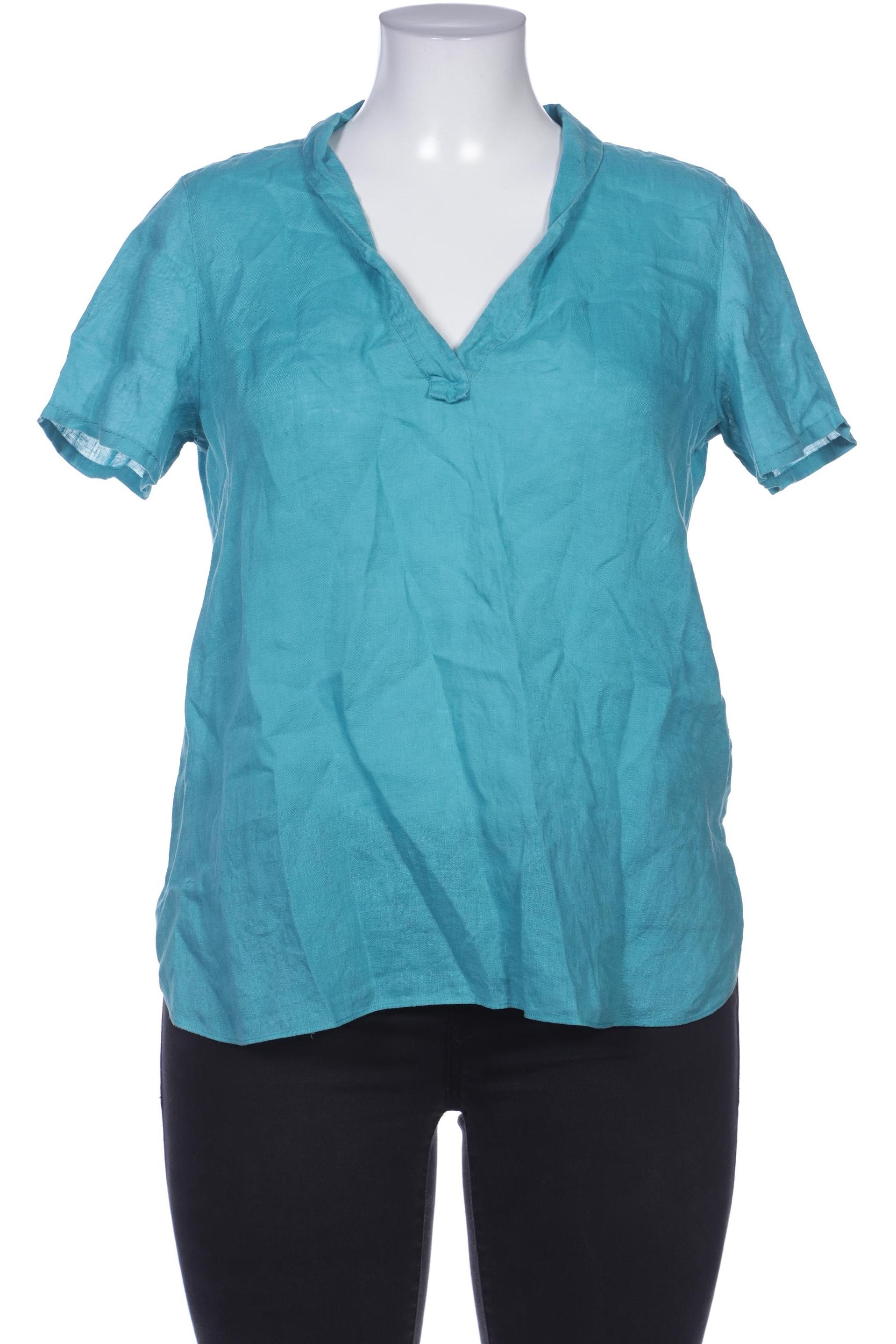

Massimo Dutti Damen Bluse, türkis, Gr. 42