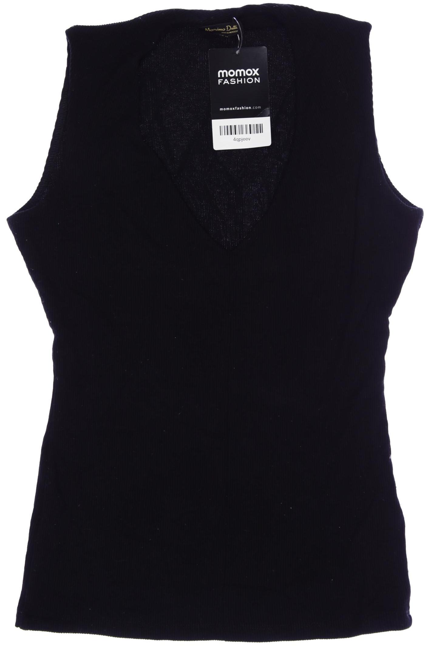 

Massimo Dutti Damen Top, schwarz