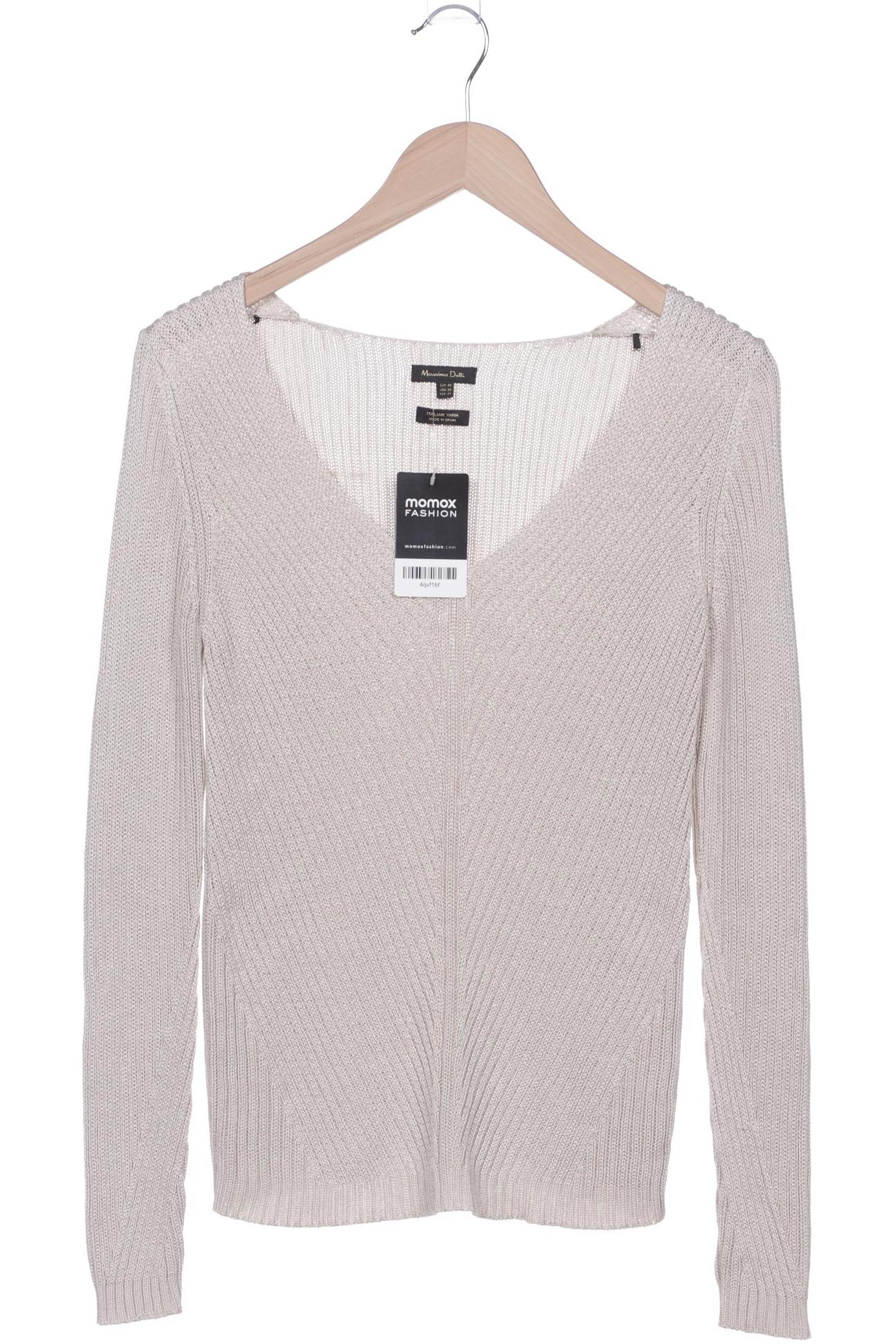 

Massimo Dutti Damen Pullover, beige, Gr. 34
