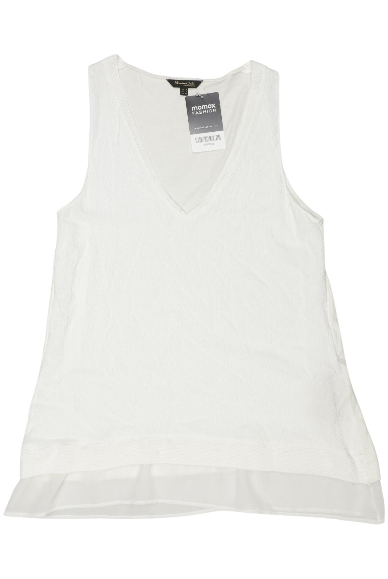 

Massimo Dutti Damen Top, weiß, Gr. 38