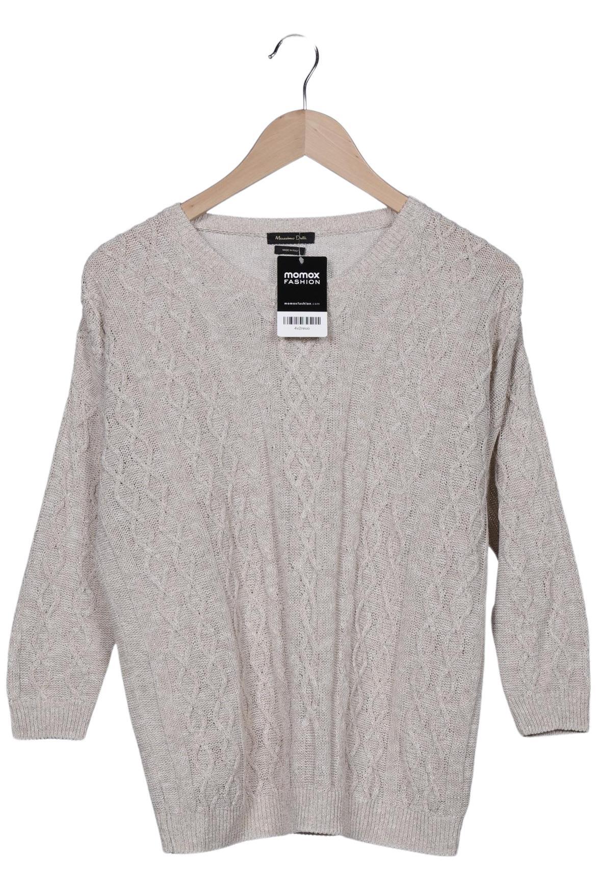 

Massimo Dutti Damen Pullover, beige, Gr. 36