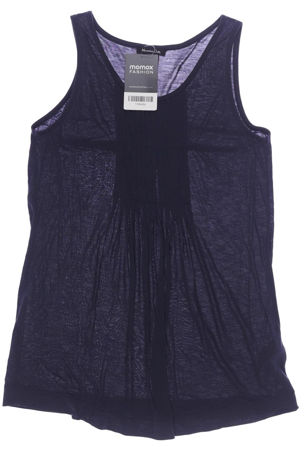 

Massimo Dutti Damen Top, marineblau, Gr. 36