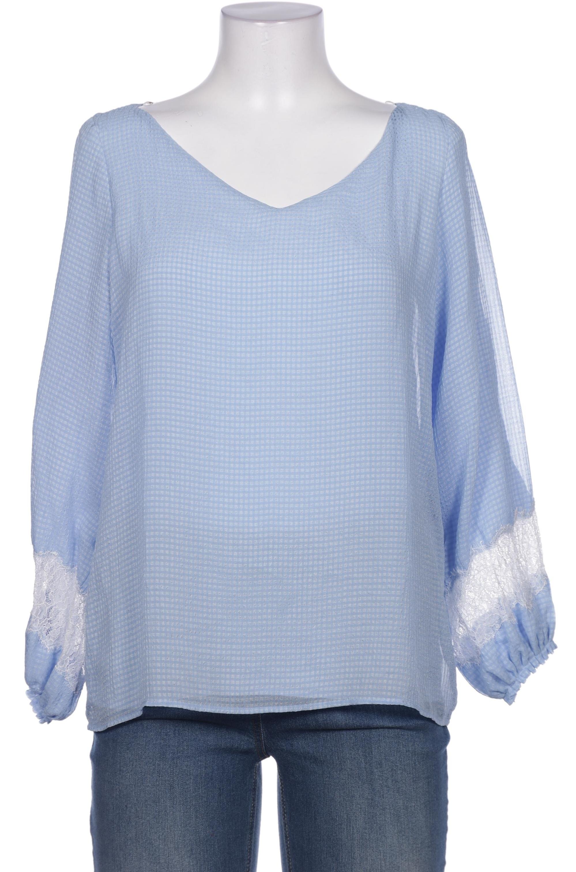 

Massimo Dutti Damen Bluse, hellblau, Gr. 40