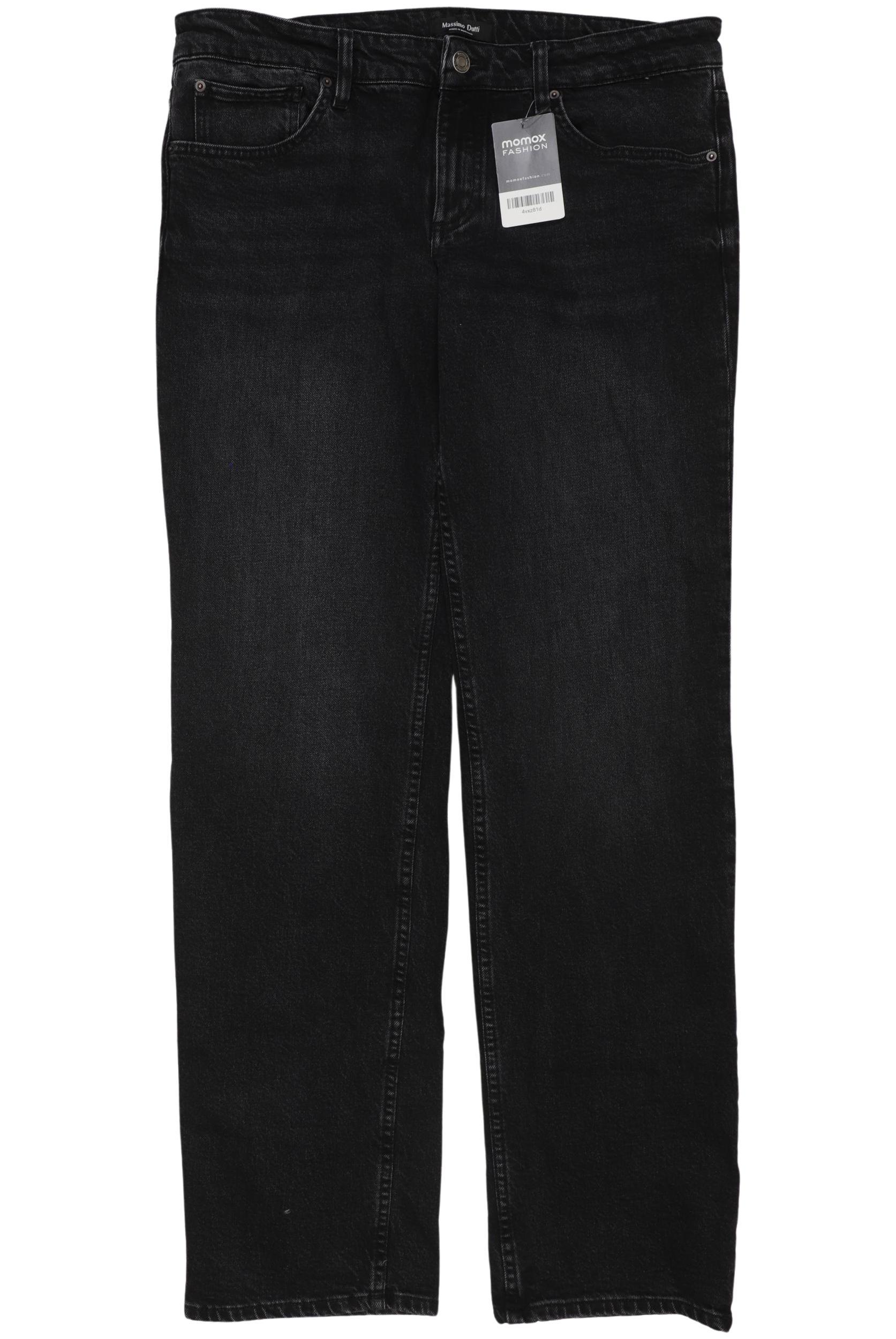 

Massimo Dutti Damen Jeans, schwarz, Gr. 34
