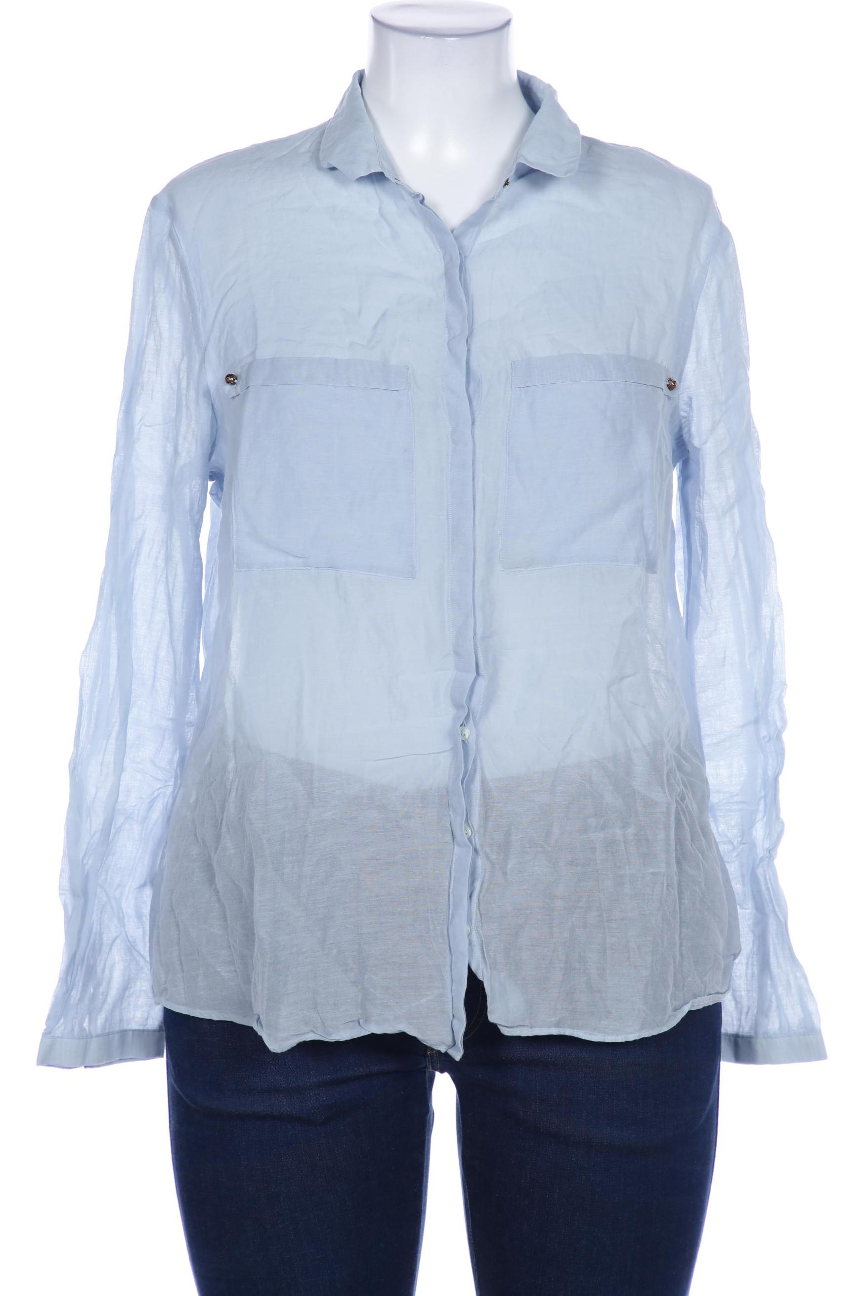 

Massimo Dutti Damen Bluse, hellblau, Gr. 46